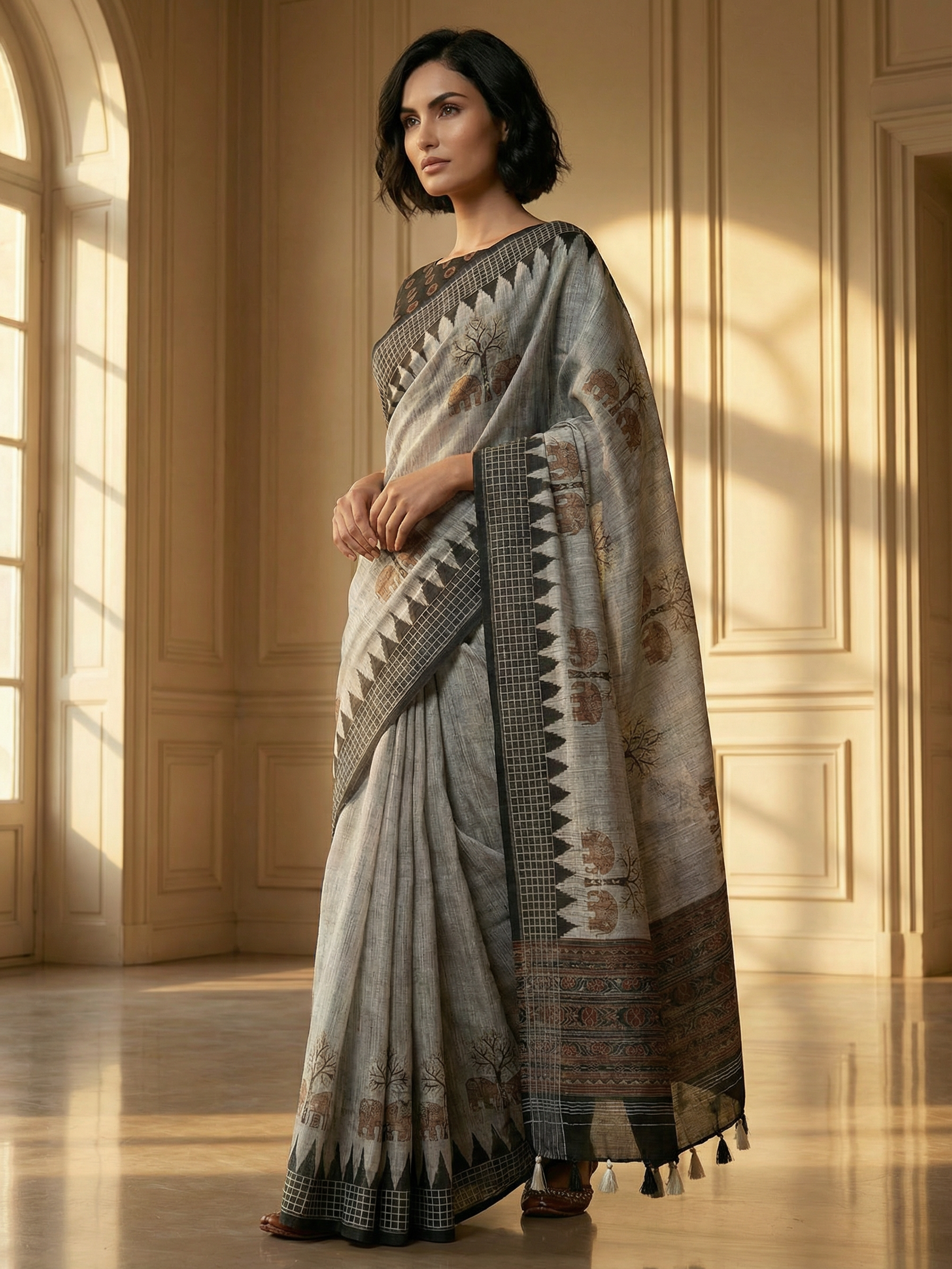 Grace in Tree Saree