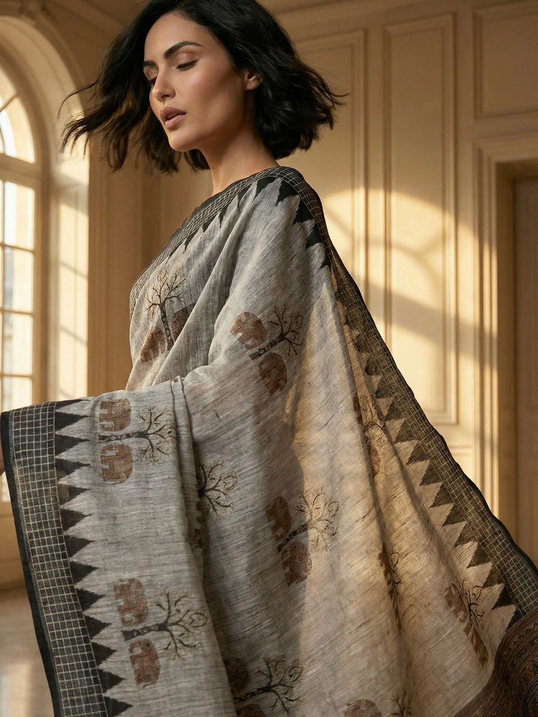 Grace in Tree Saree