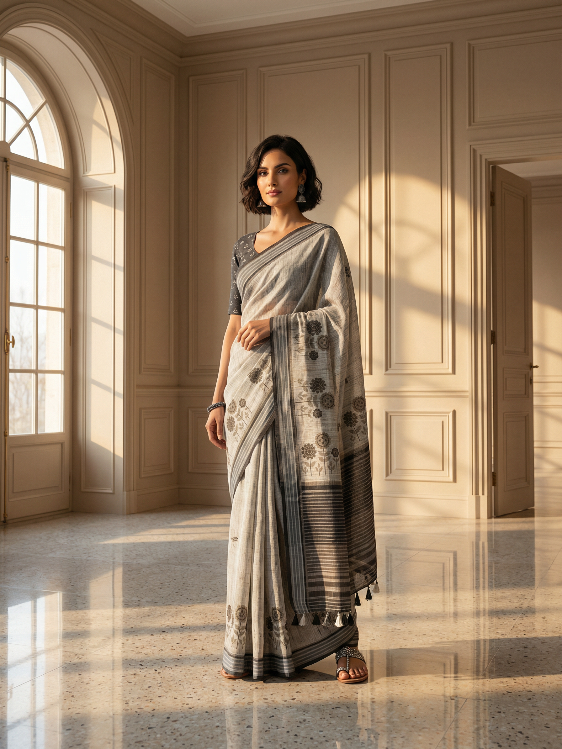 Maya Floral Saree