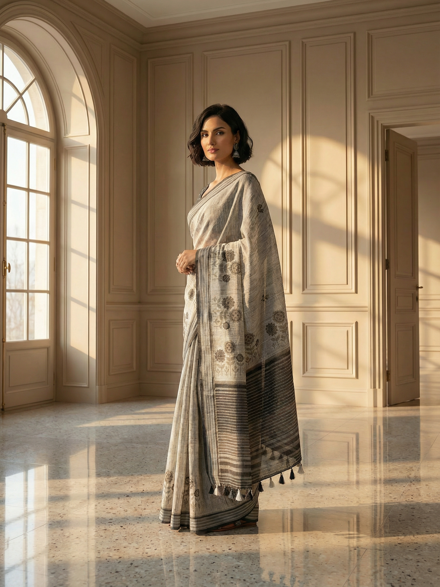 Maya Floral Saree
