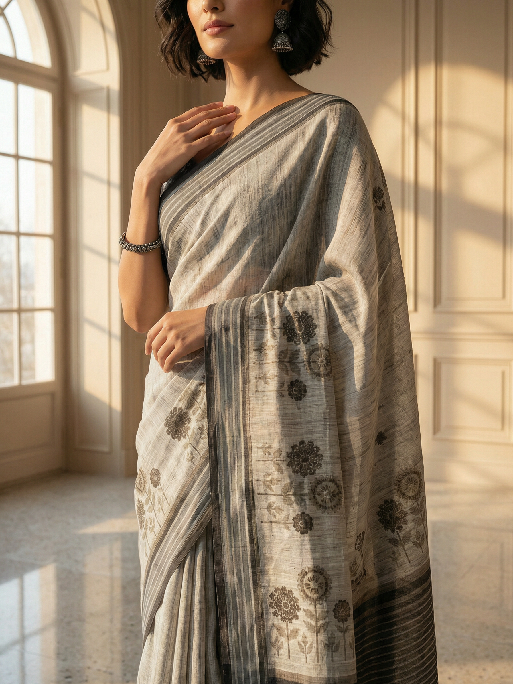 Maya Floral Saree