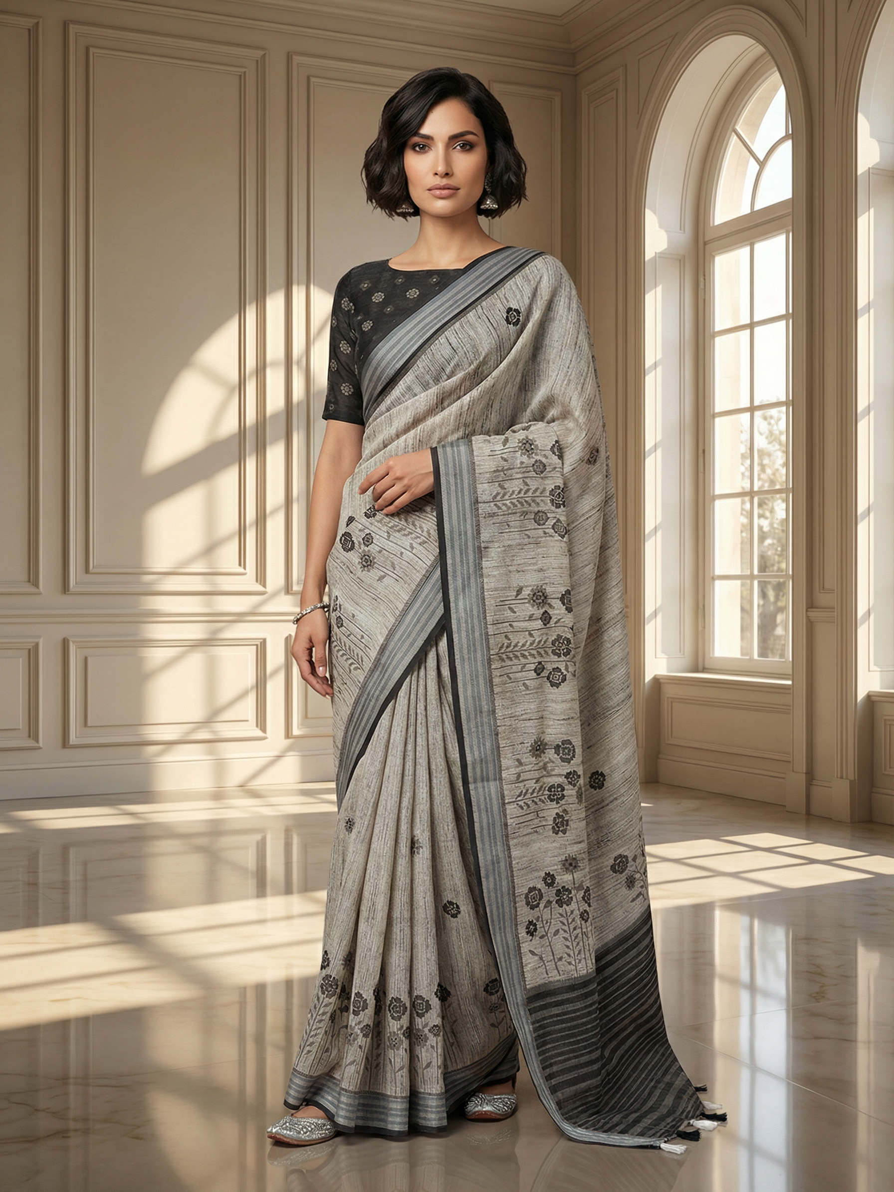 Tara Floral Saree
