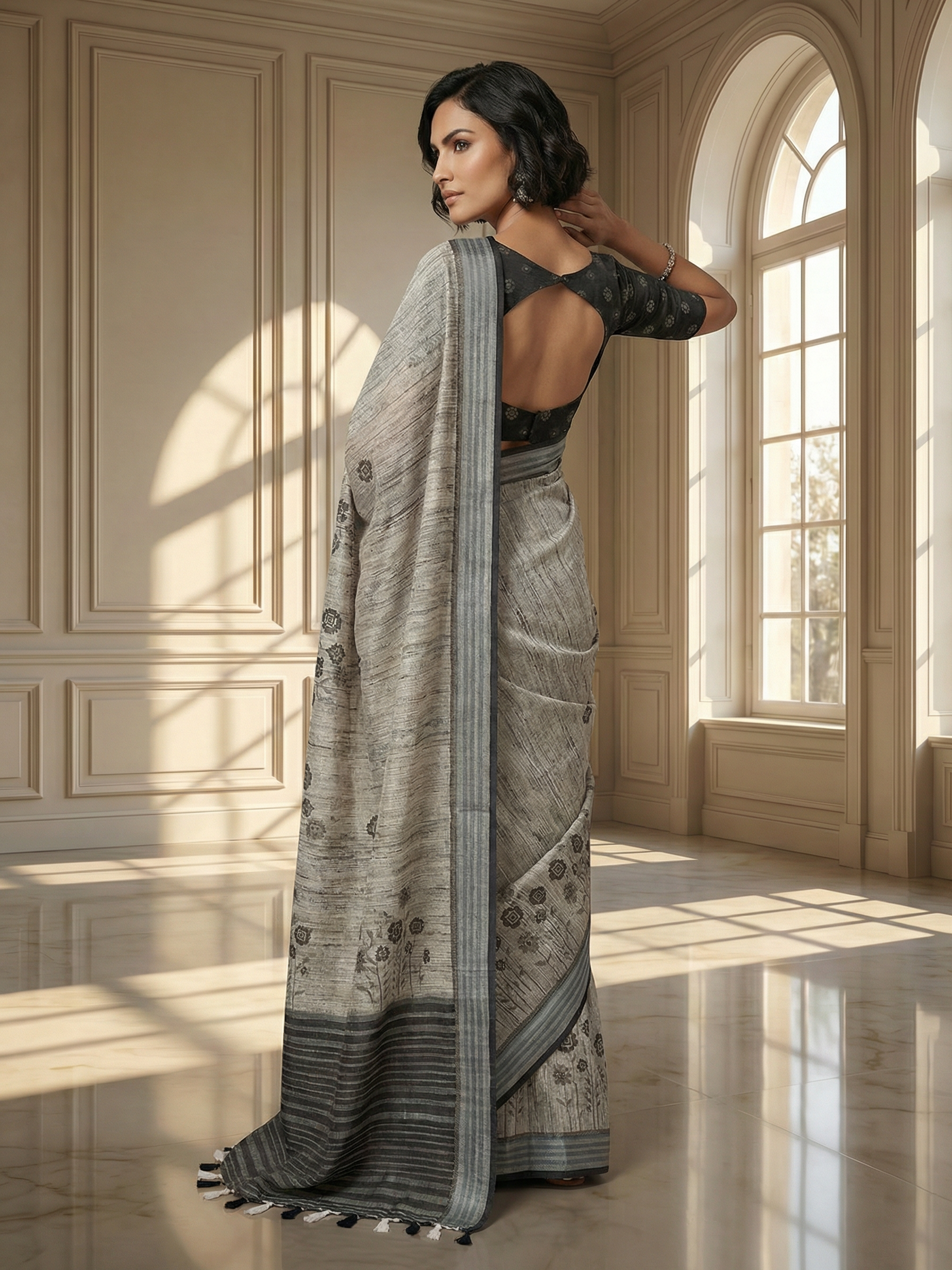 Tara Floral Saree