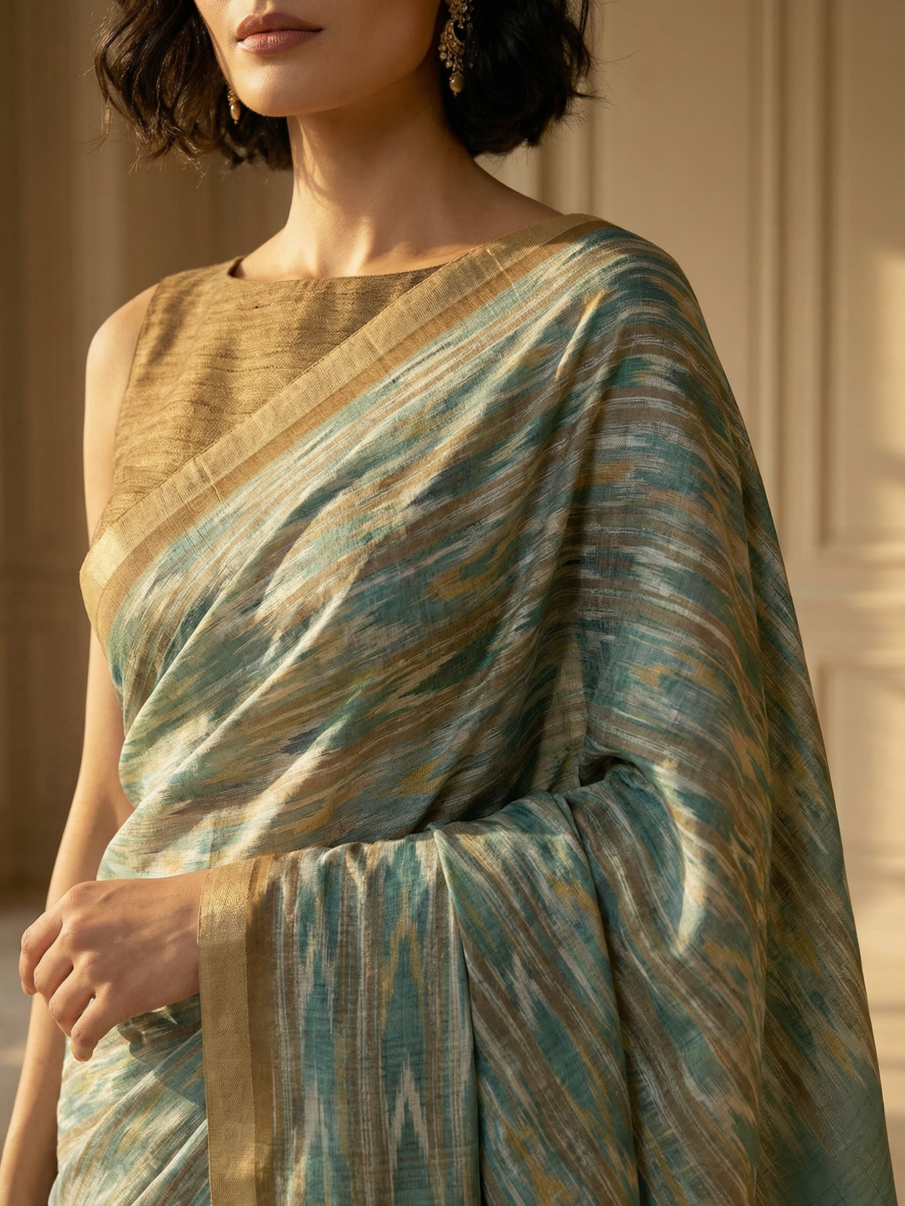 Birdy Ikkat Saree