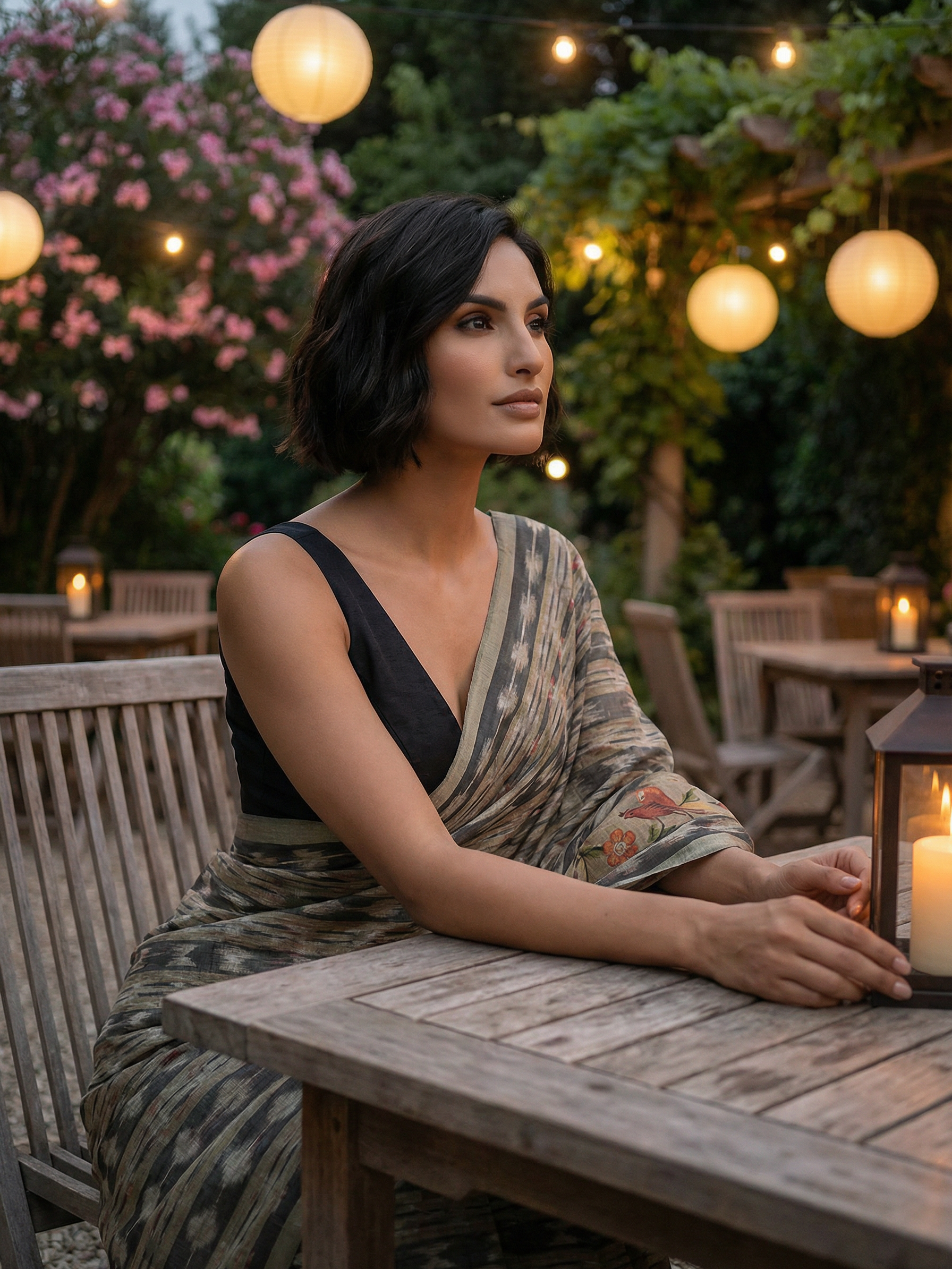 Janvi Ikkat Saree