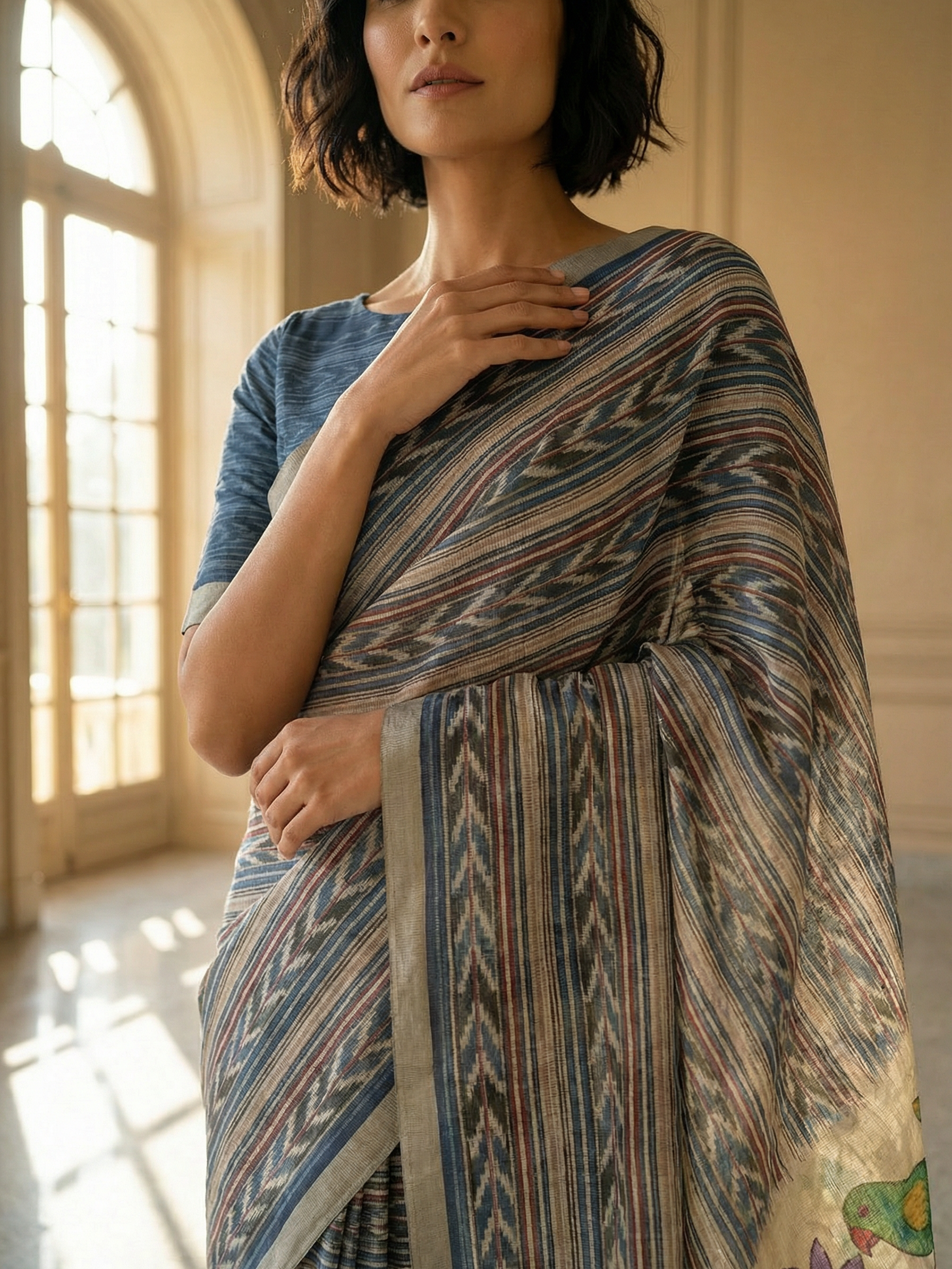 Drishti Ikkat Saree