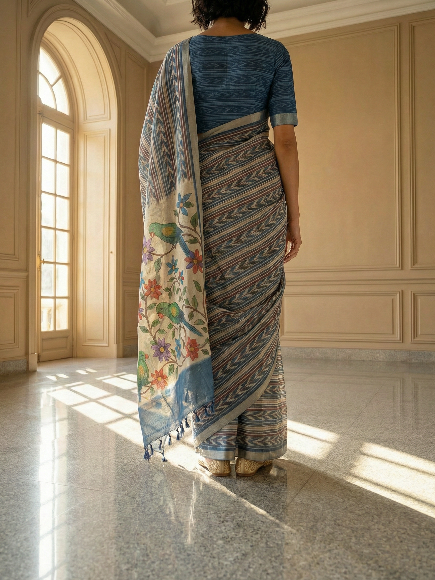 Drishti Ikkat Saree