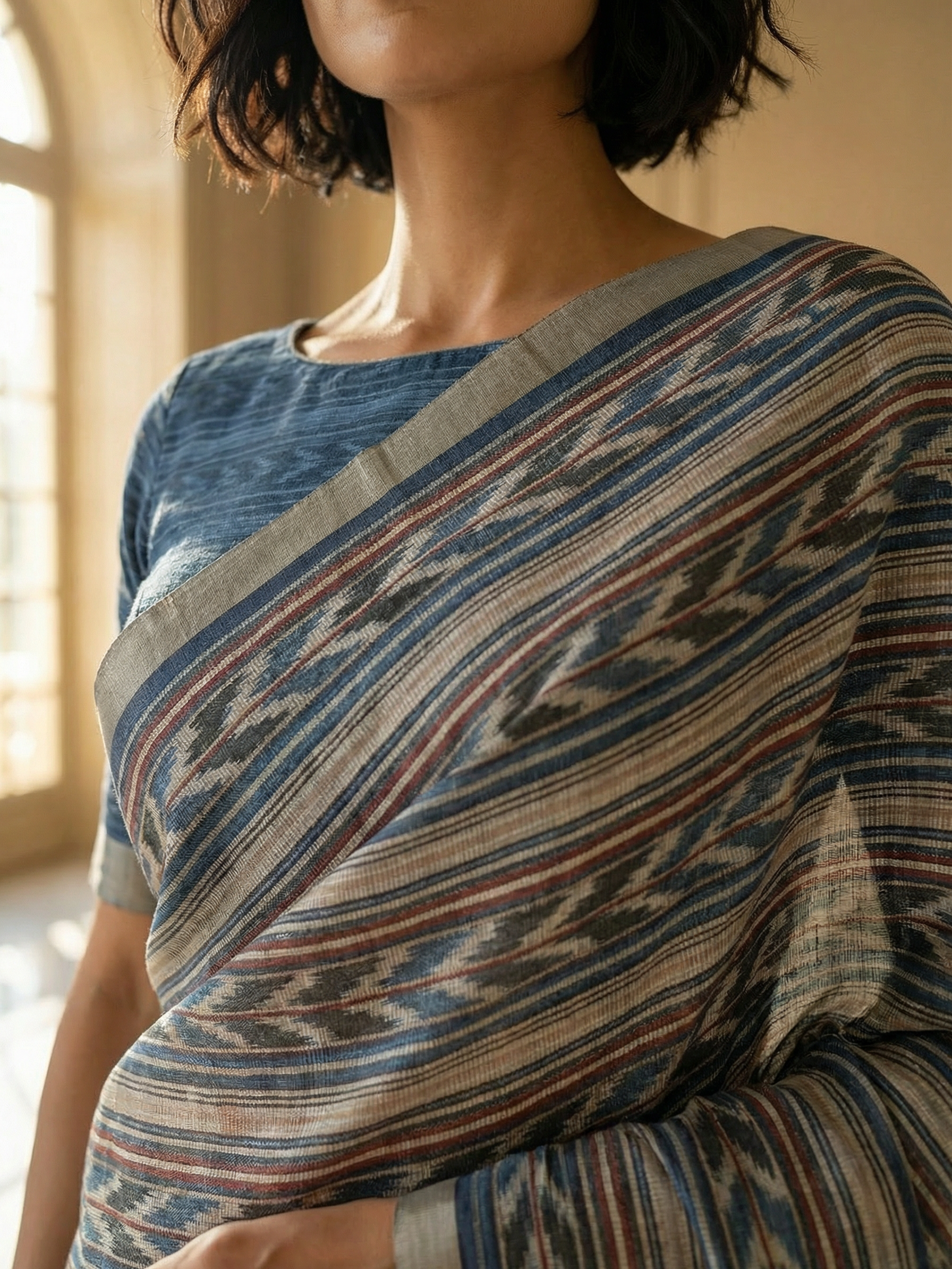 Drishti Ikkat Saree