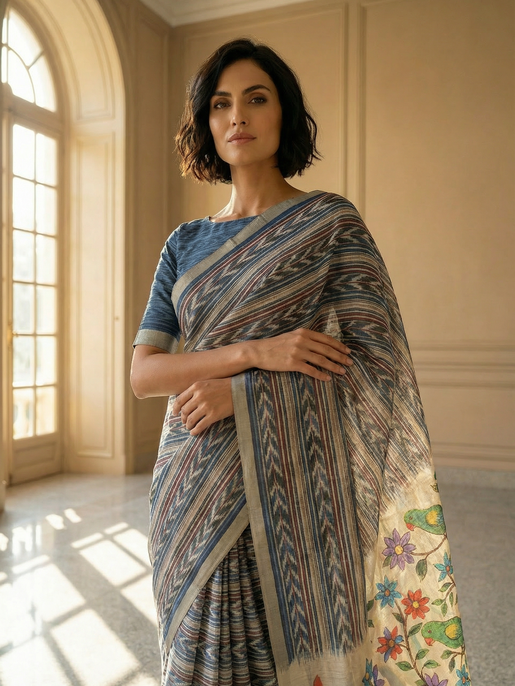Drishti Ikkat Saree