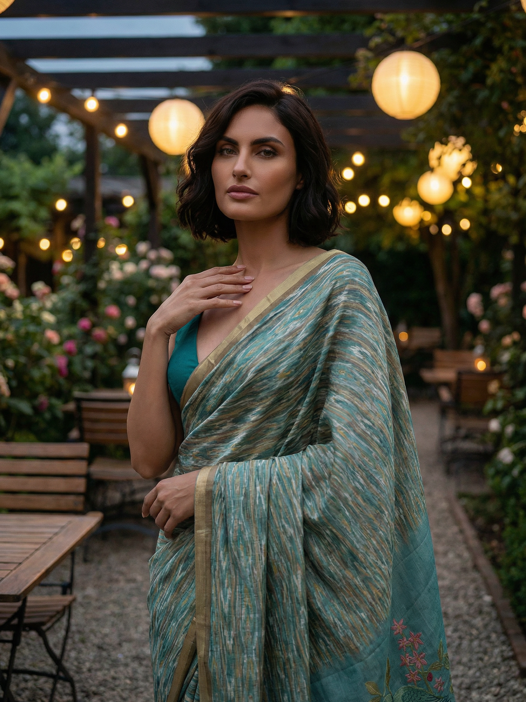 Birdy Ikkat Saree