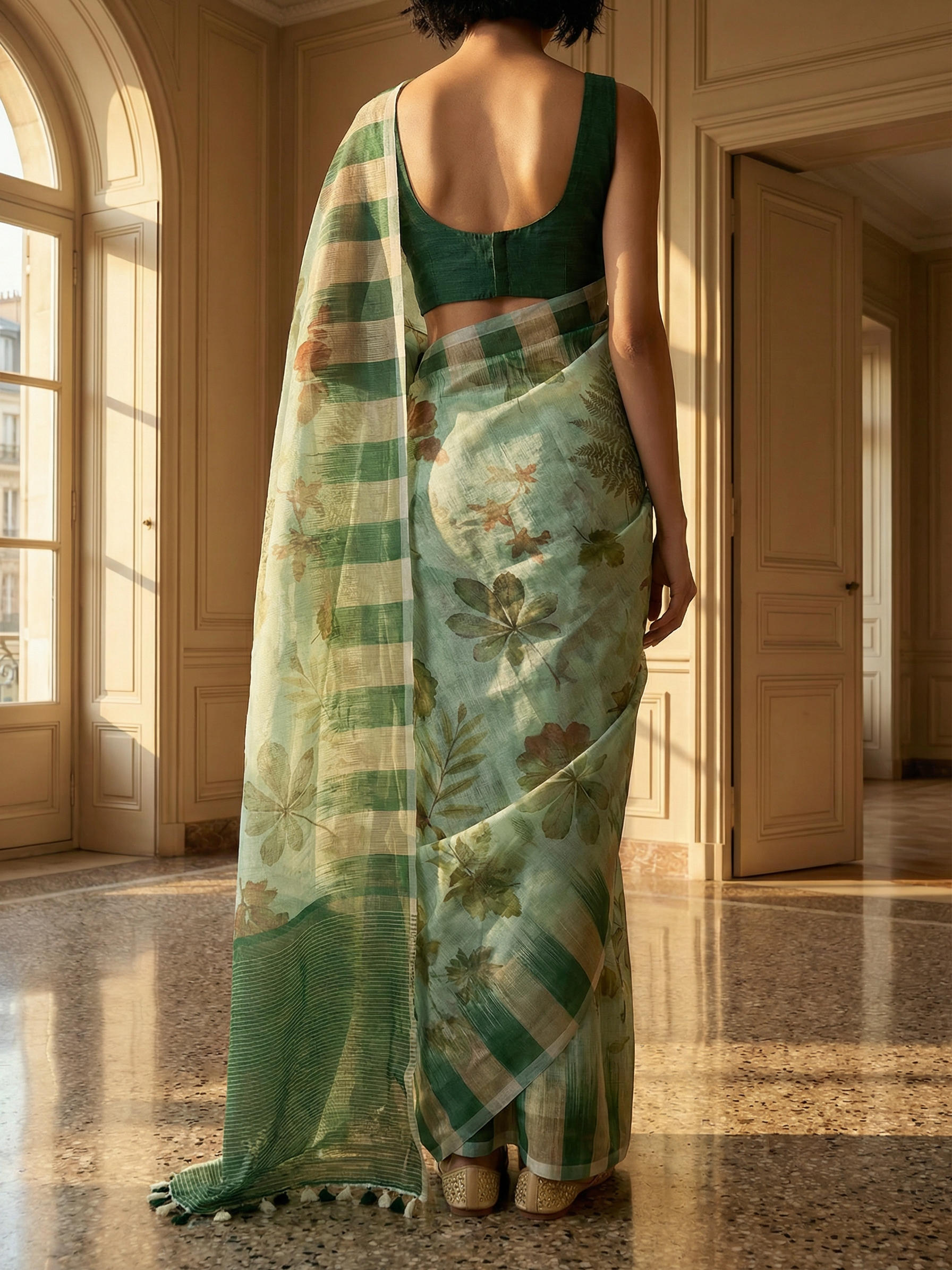 Misha Green Saree