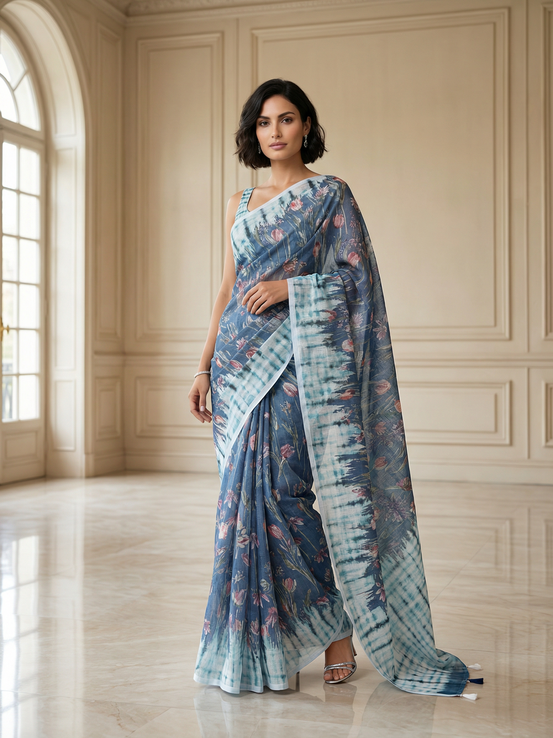 Gauri Floral Saree