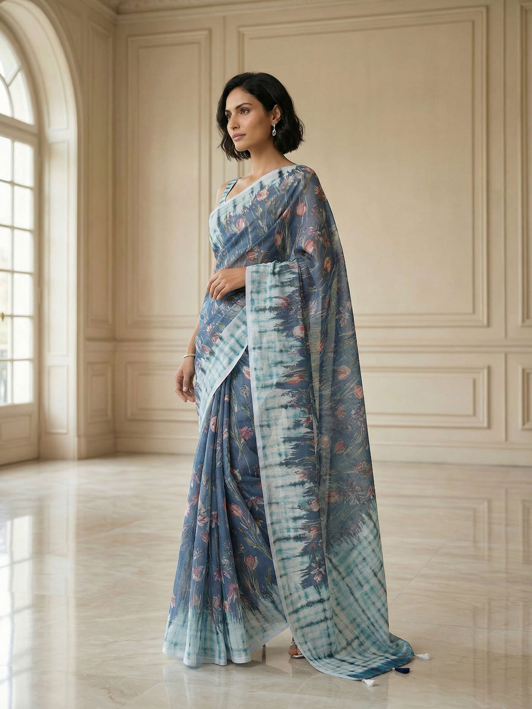 Gauri Floral Saree
