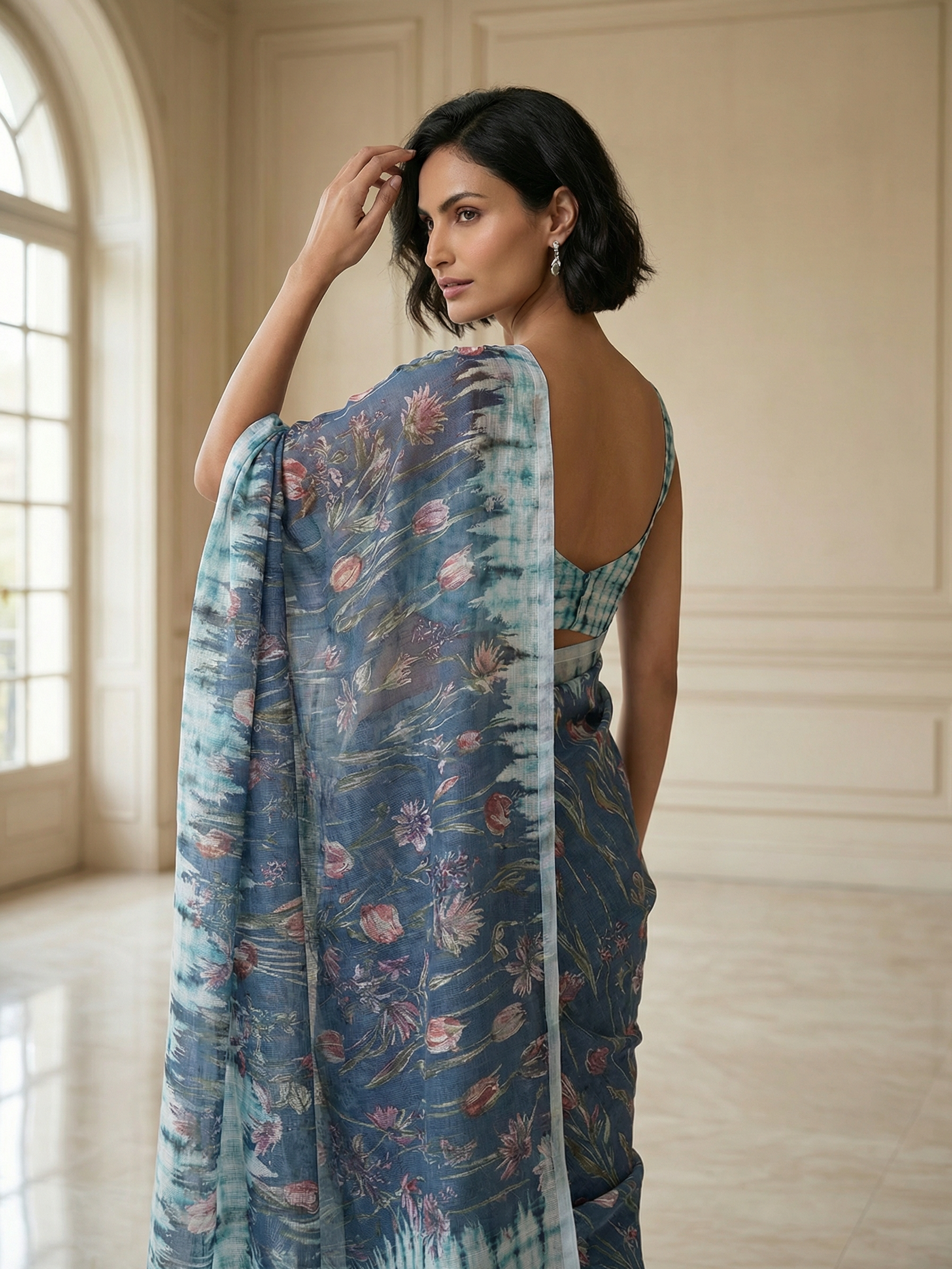 Gauri Floral Saree