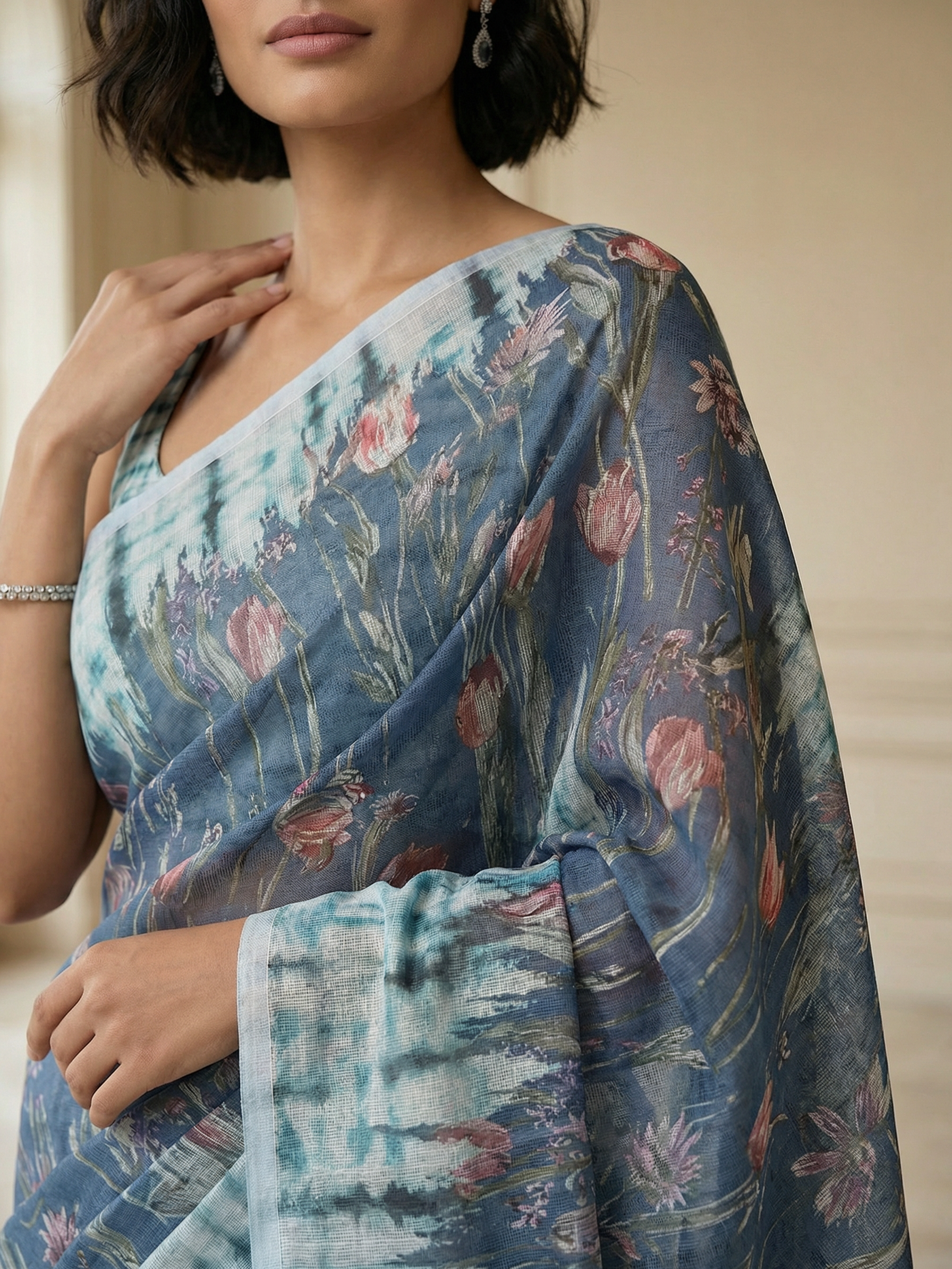 Gauri Floral Saree