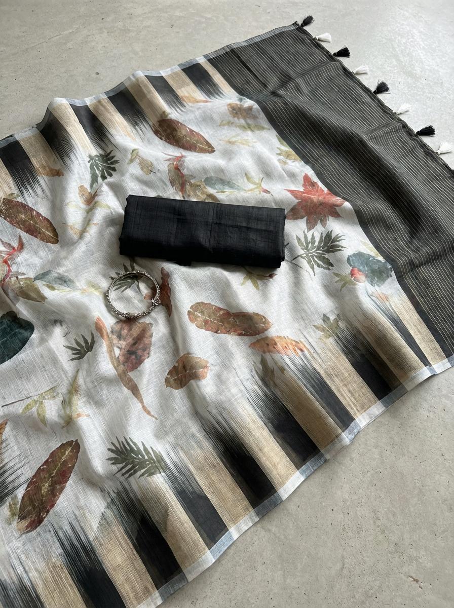 Pranali Linen Saree