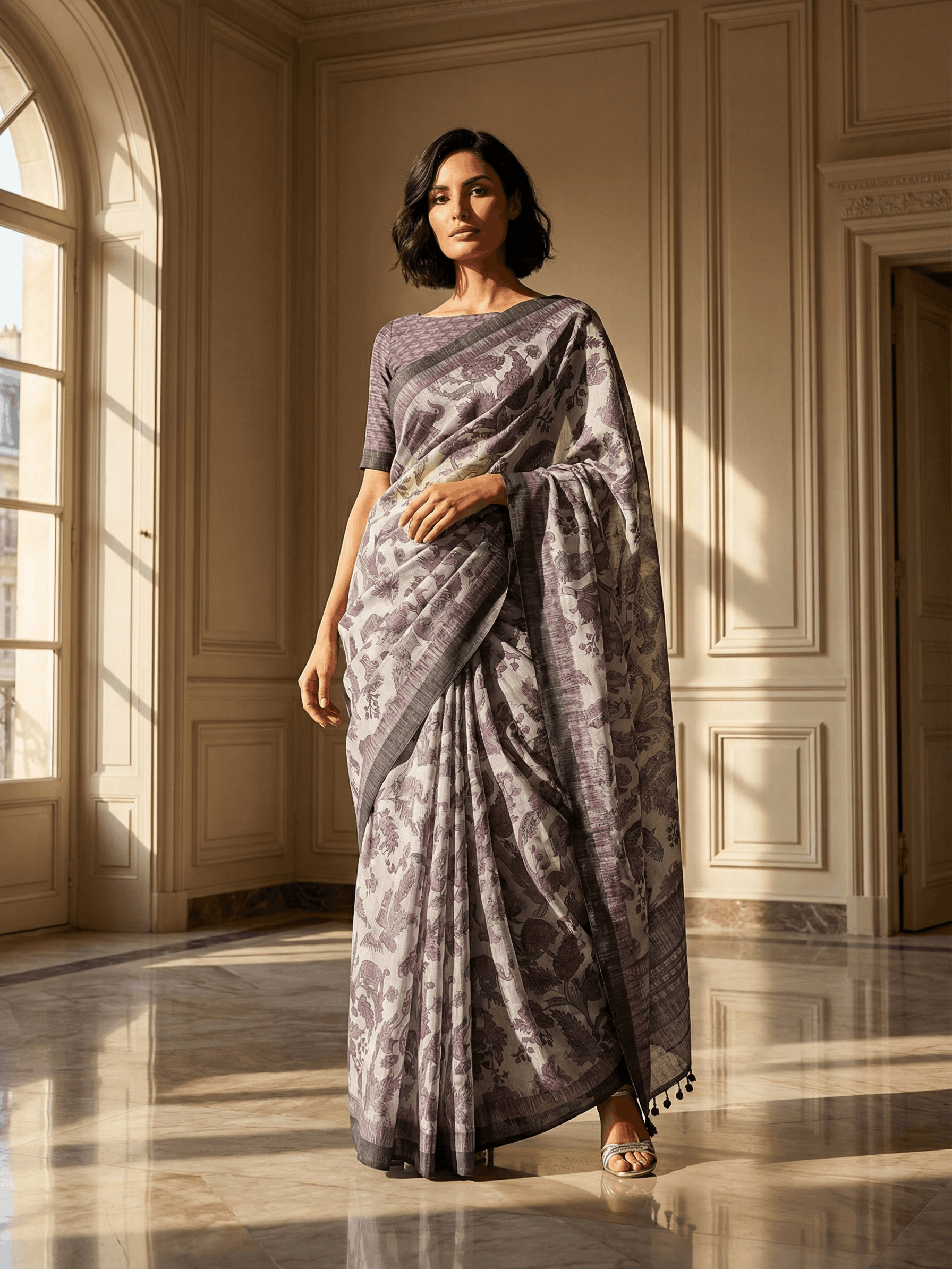 Vrushti Floral Saree
