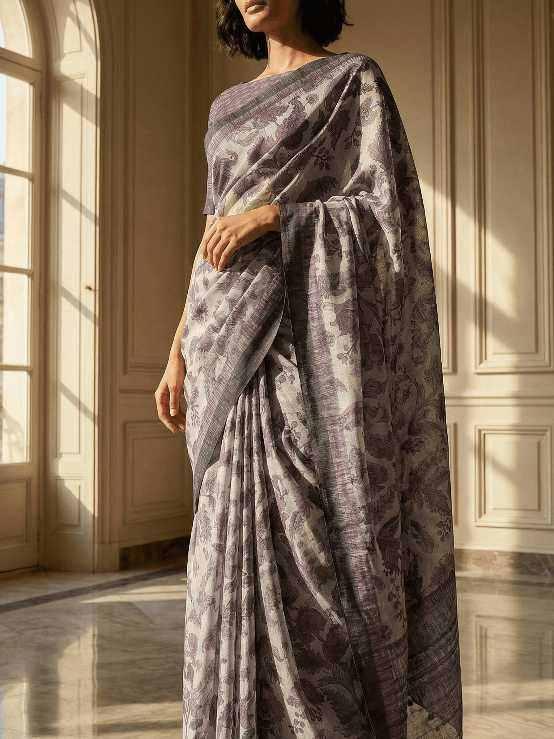 Vrushti Floral Saree