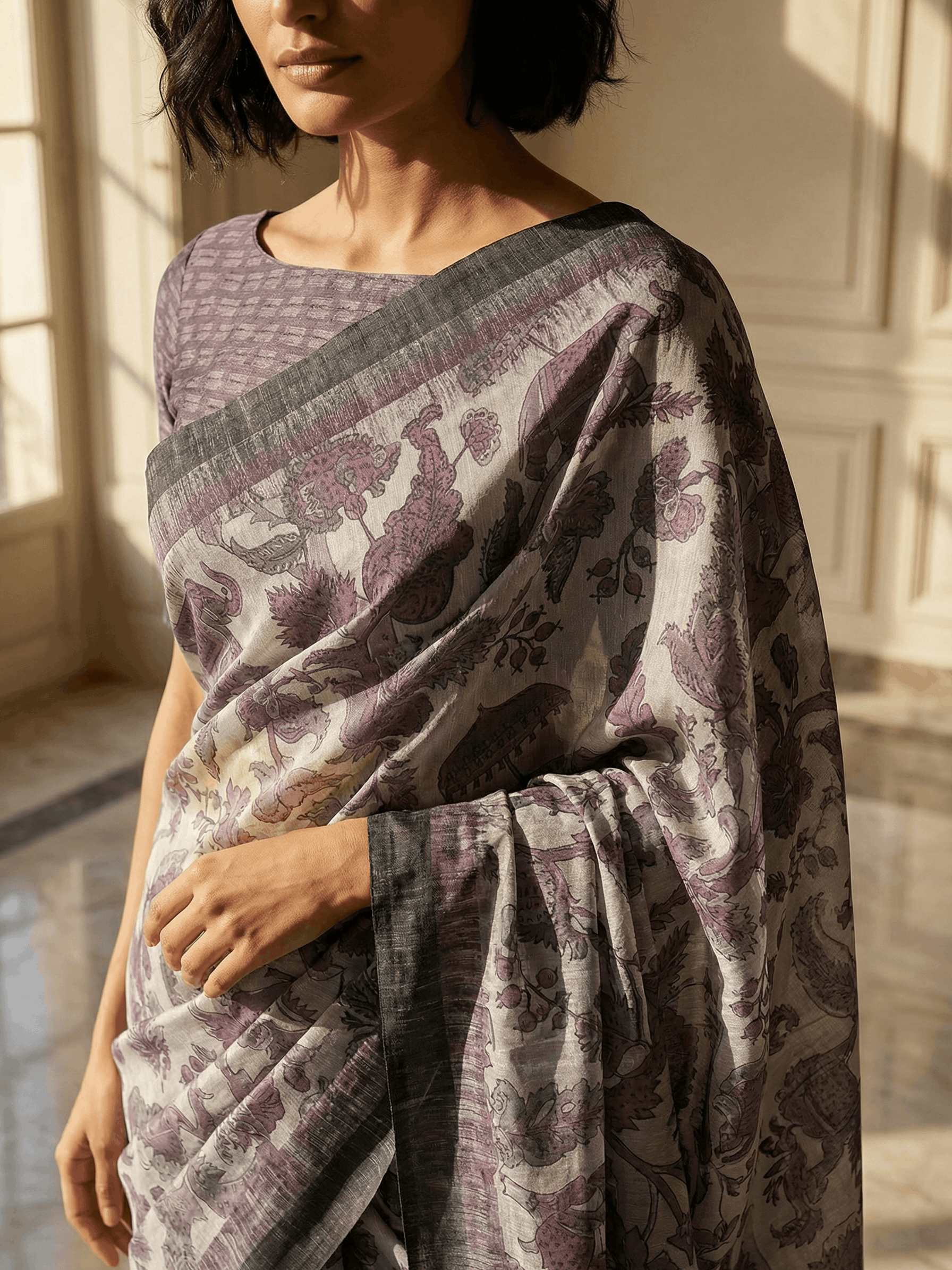 Vrushti Floral Saree