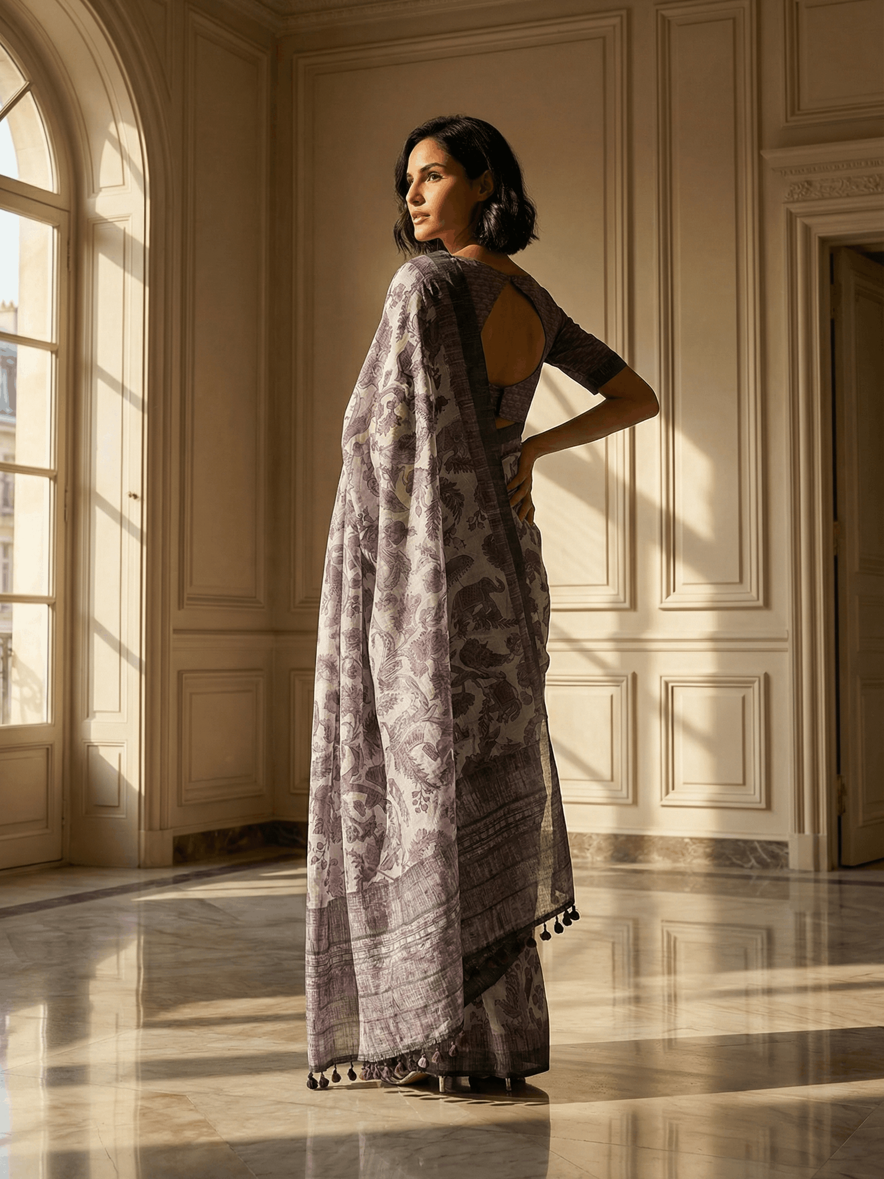 Vrushti Floral Saree