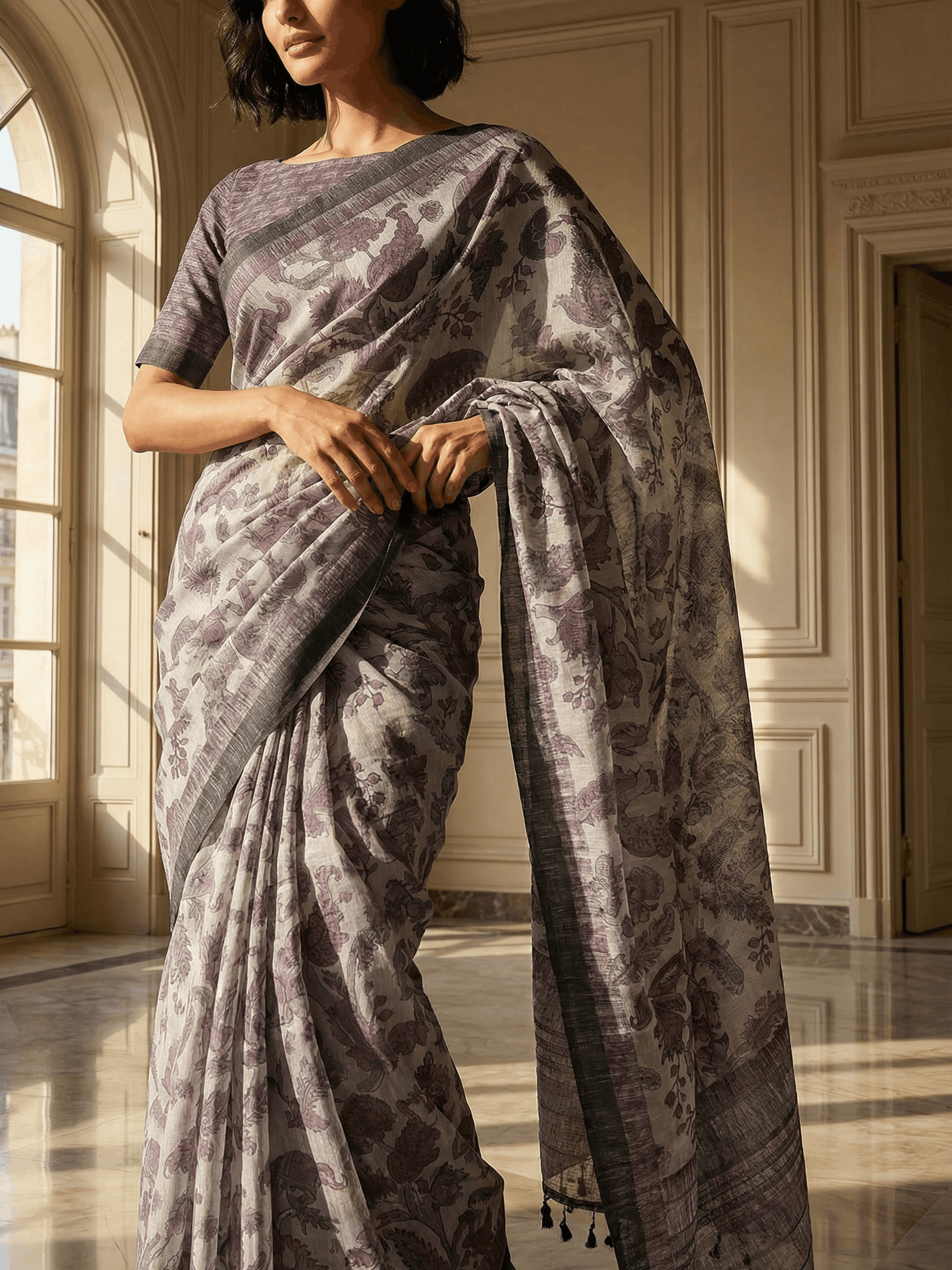 Vrushti Floral Saree