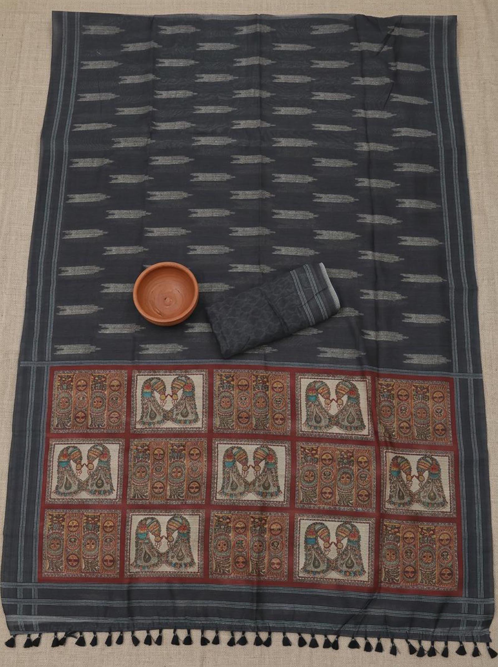 Graphite Gale Saree