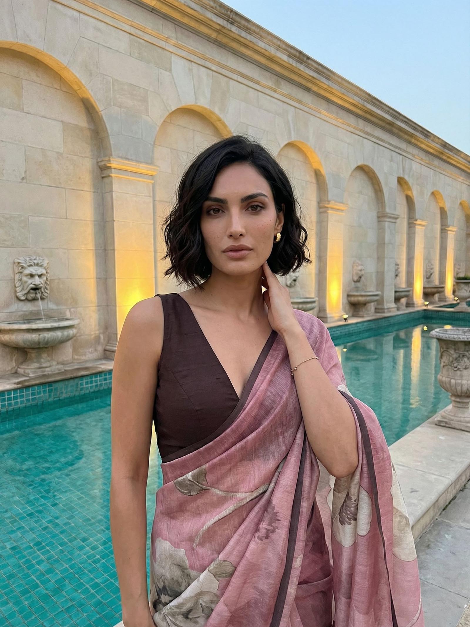Blush Bloom Saree