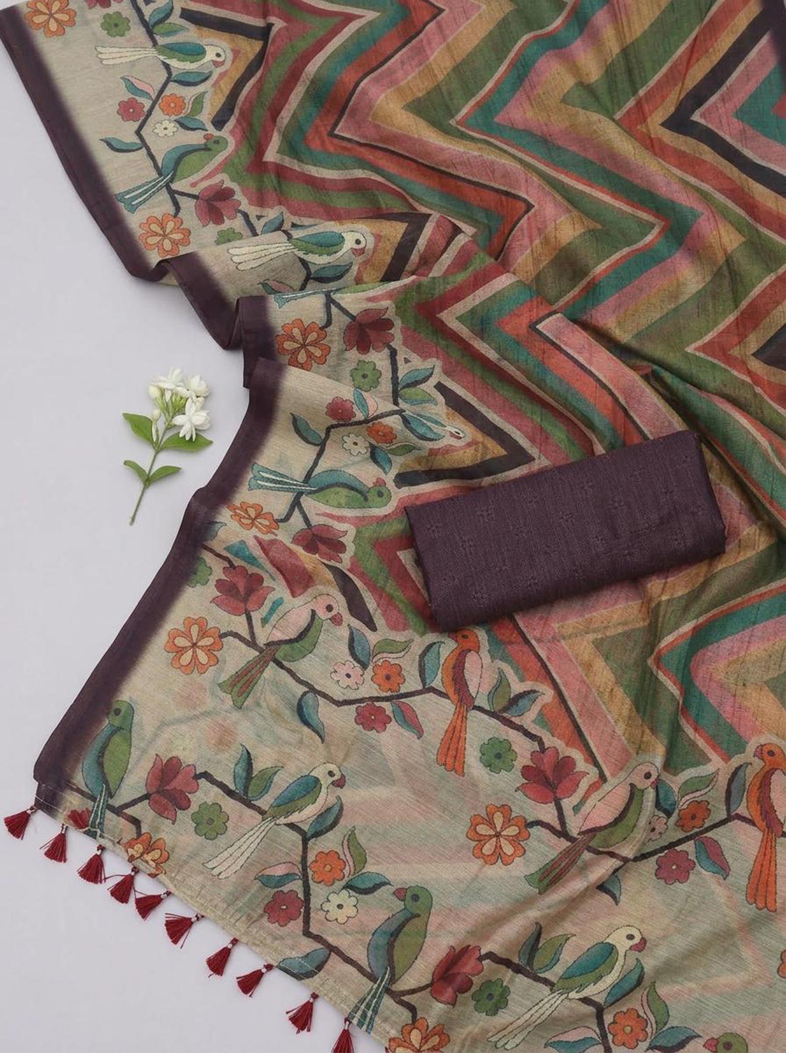 Zig zag Saree