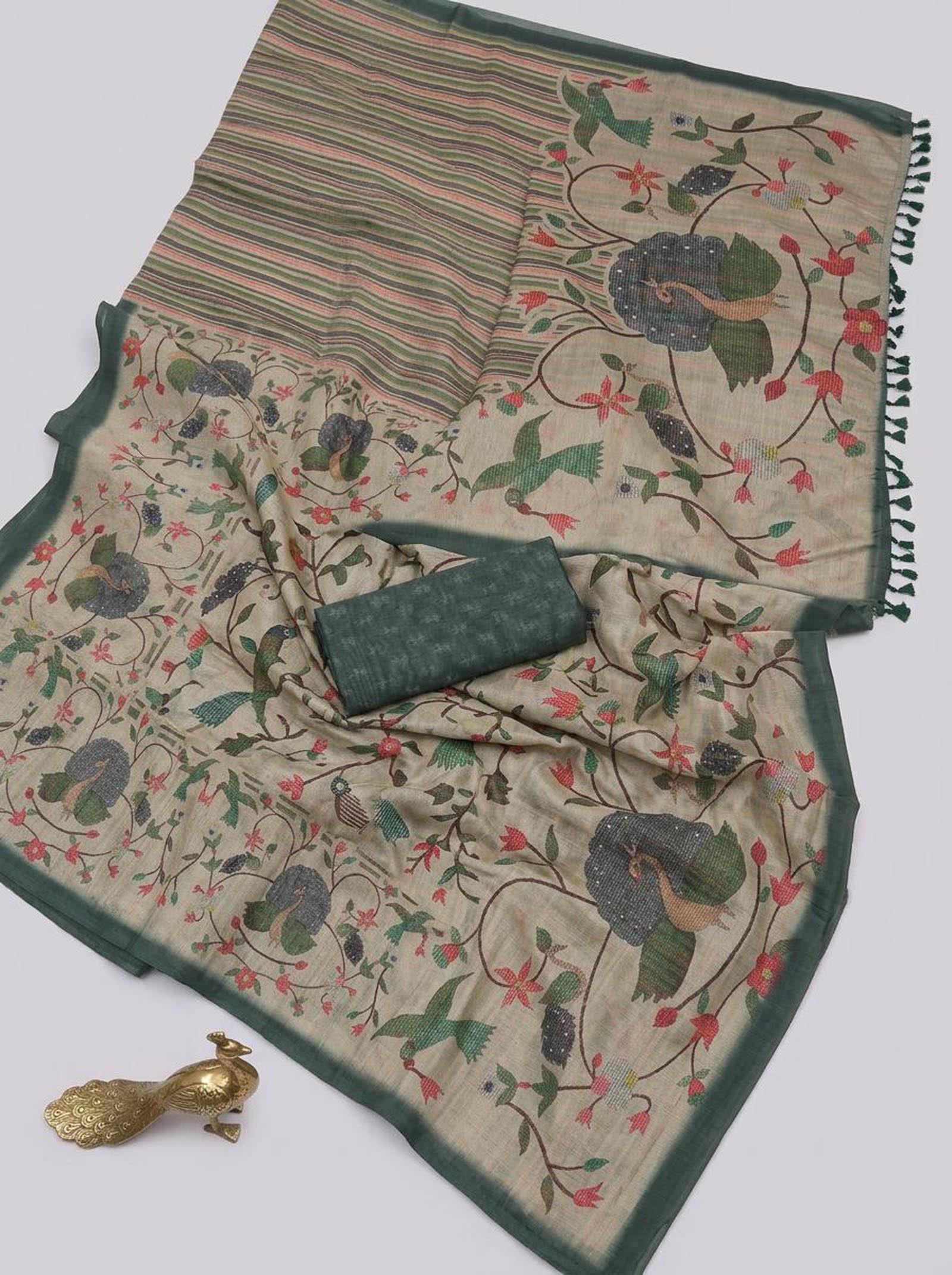 Sage Serenity Saree
