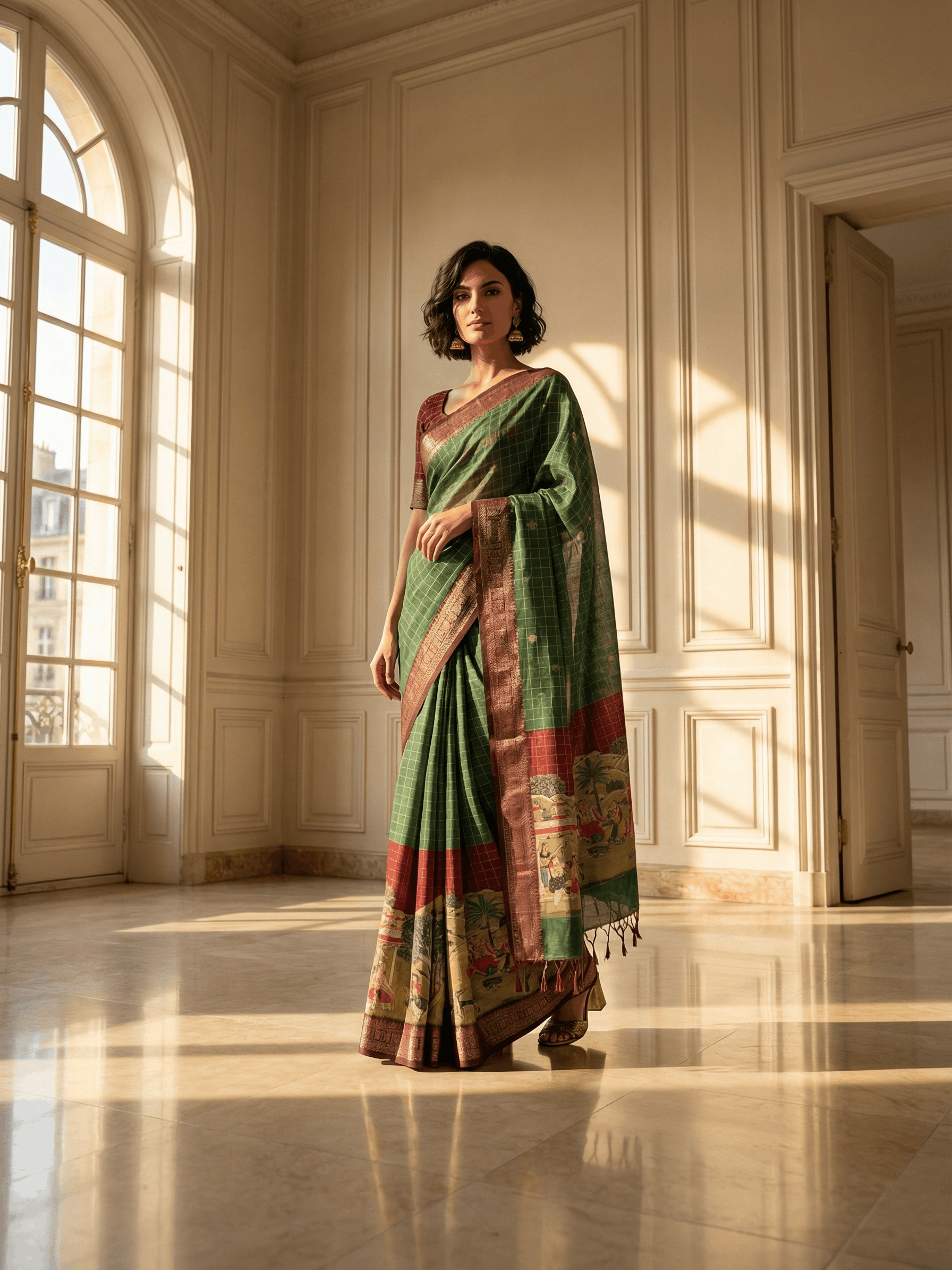 Pushti Dola Silk Saree