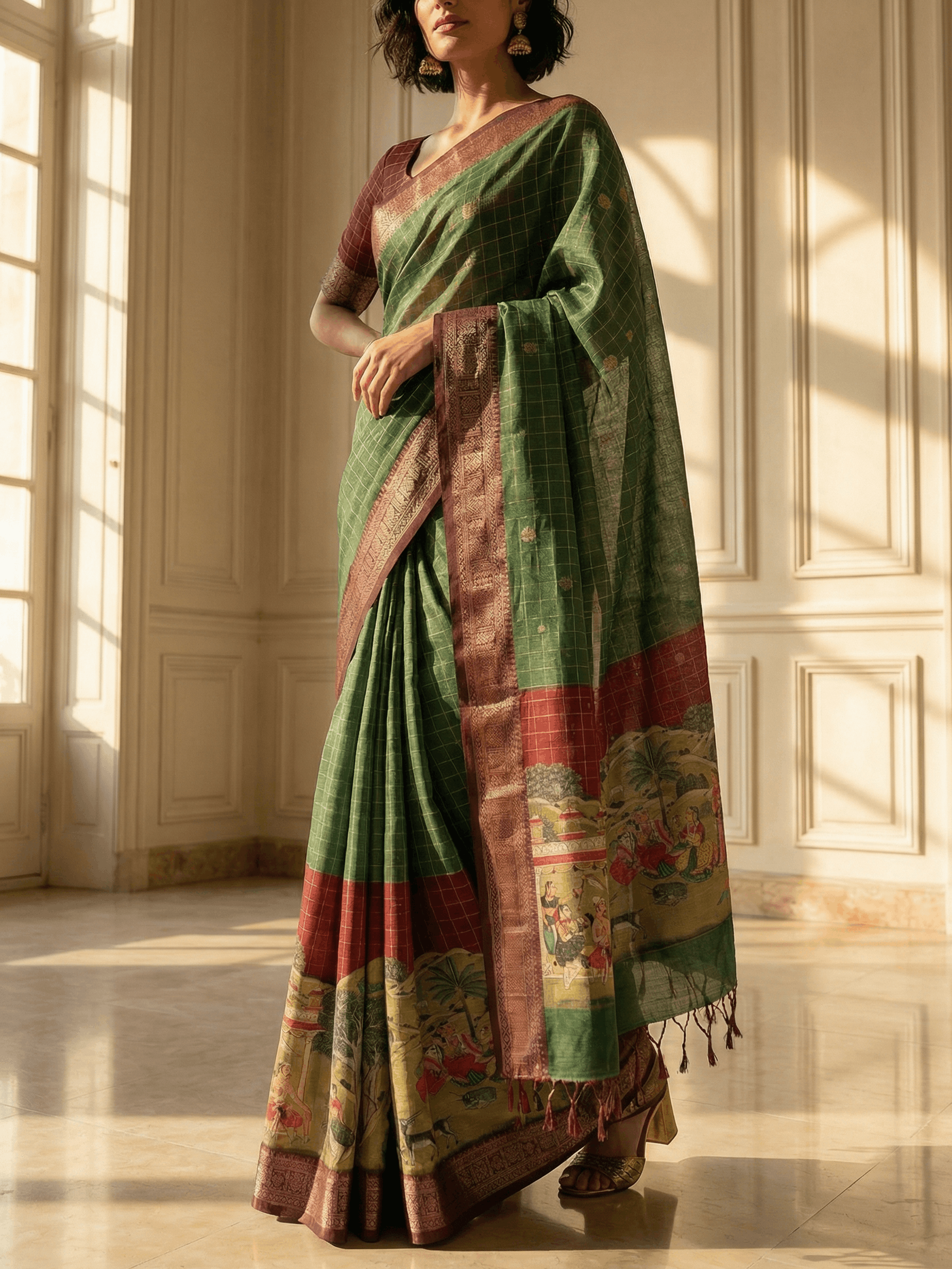 Pushti Dola Silk Saree