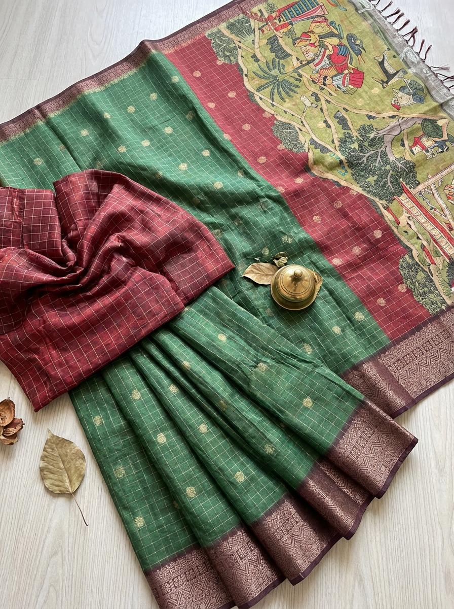 Pushti Dola Silk Saree