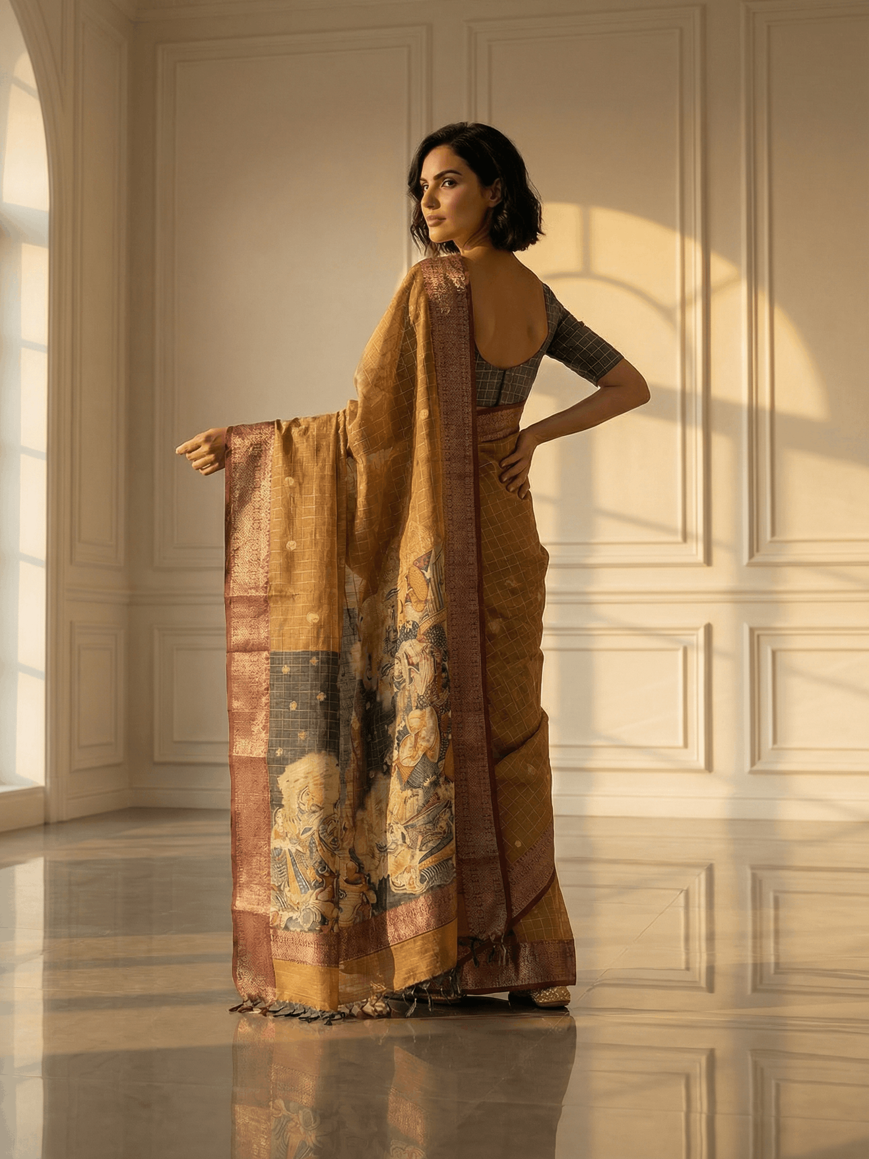 Mishri Dola Silk Saree
