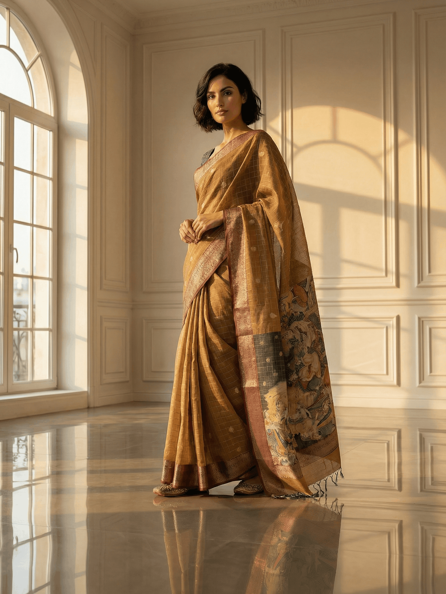Mishri Dola Silk Saree