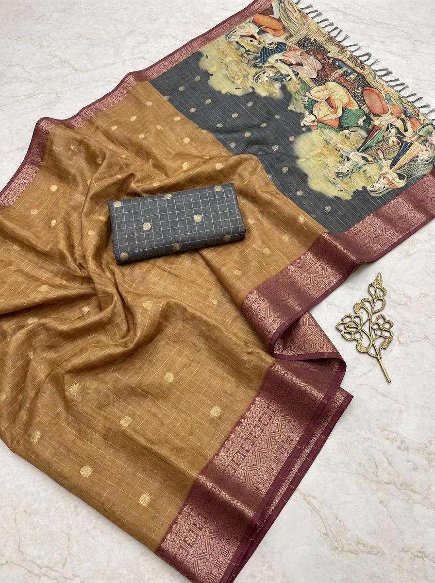 Mishri Dola Silk Saree