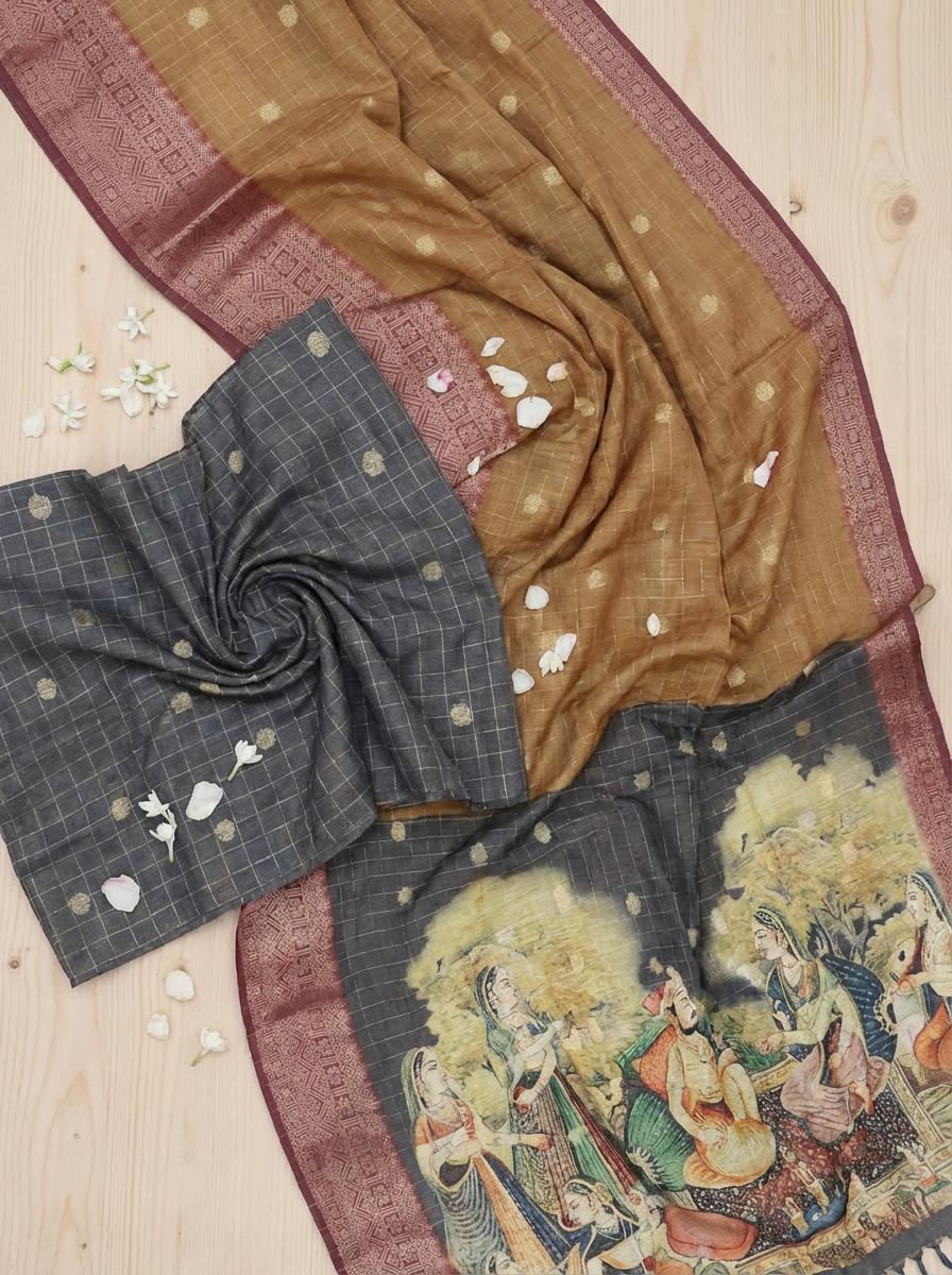 Mishri Dola Silk Saree