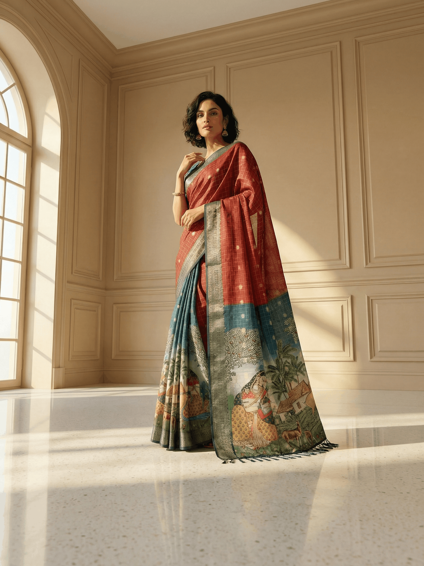 Mishti Dola Silk Saree