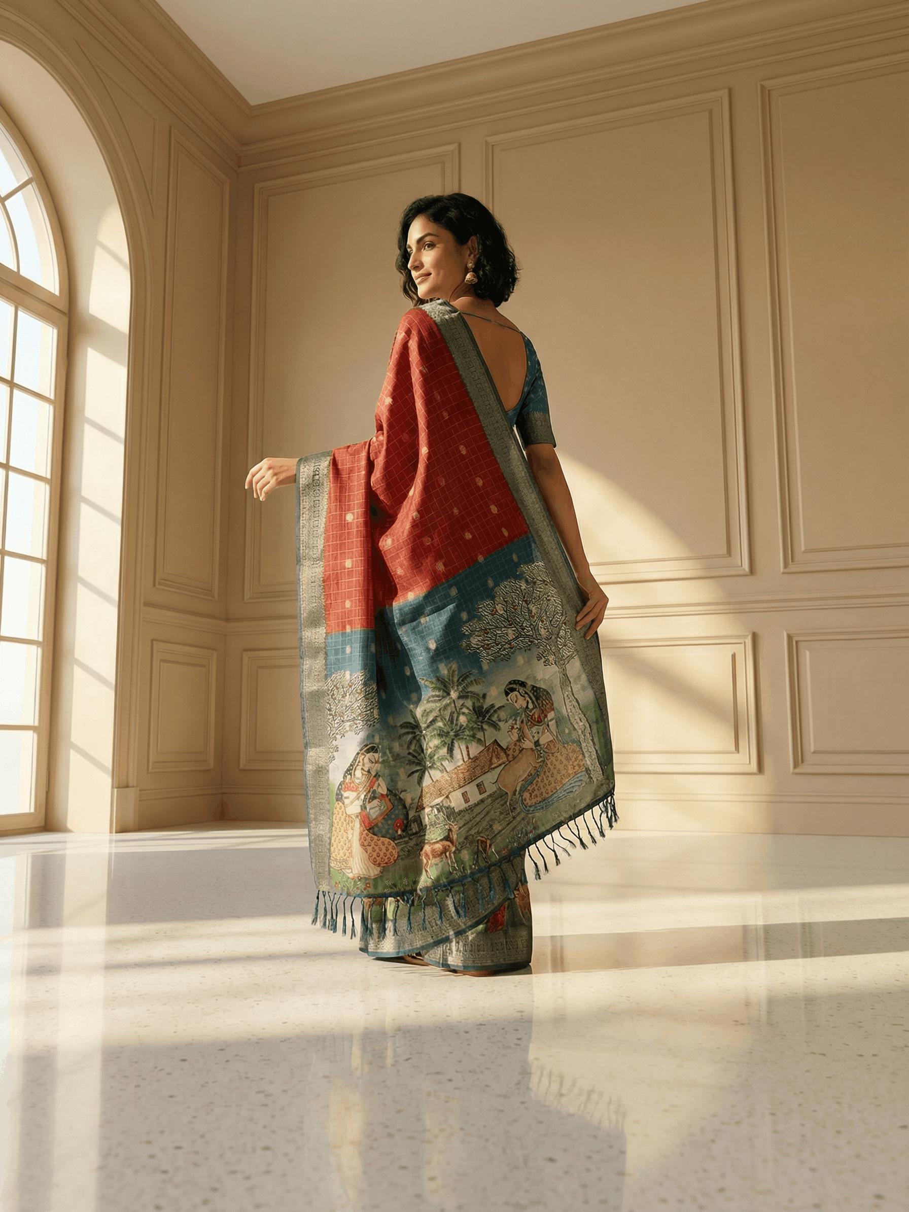 Mishti Dola Silk Saree