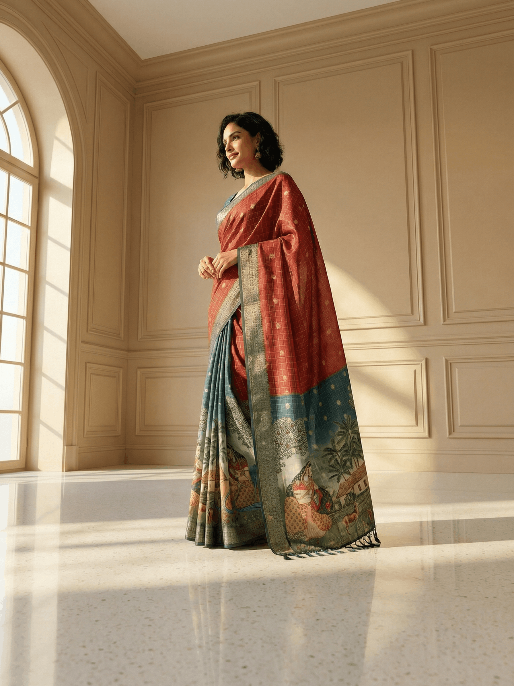 Mishti Dola Silk Saree