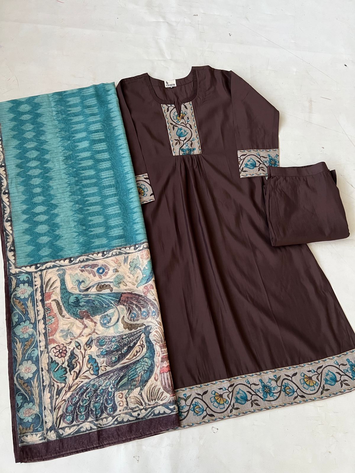 Brown Raahi Suit Set