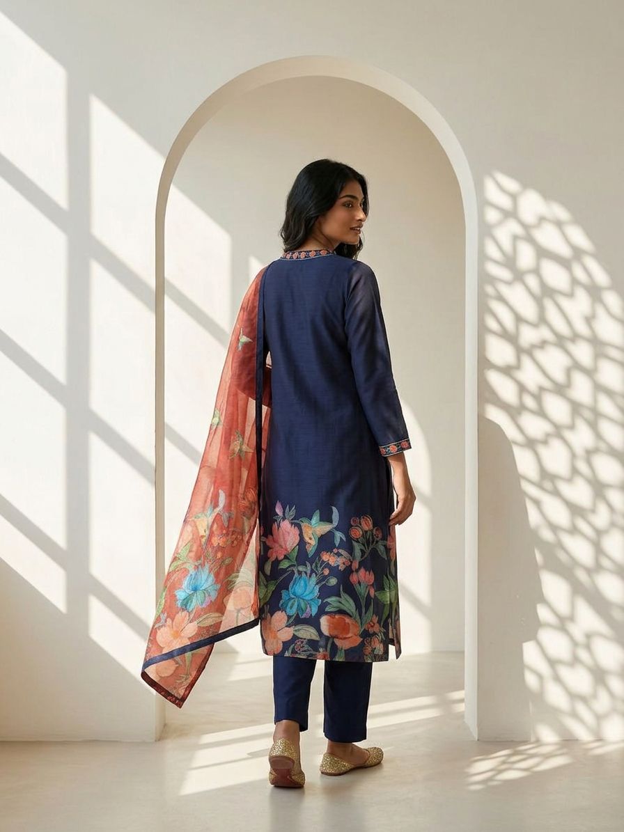 Floral Wings Suit Set