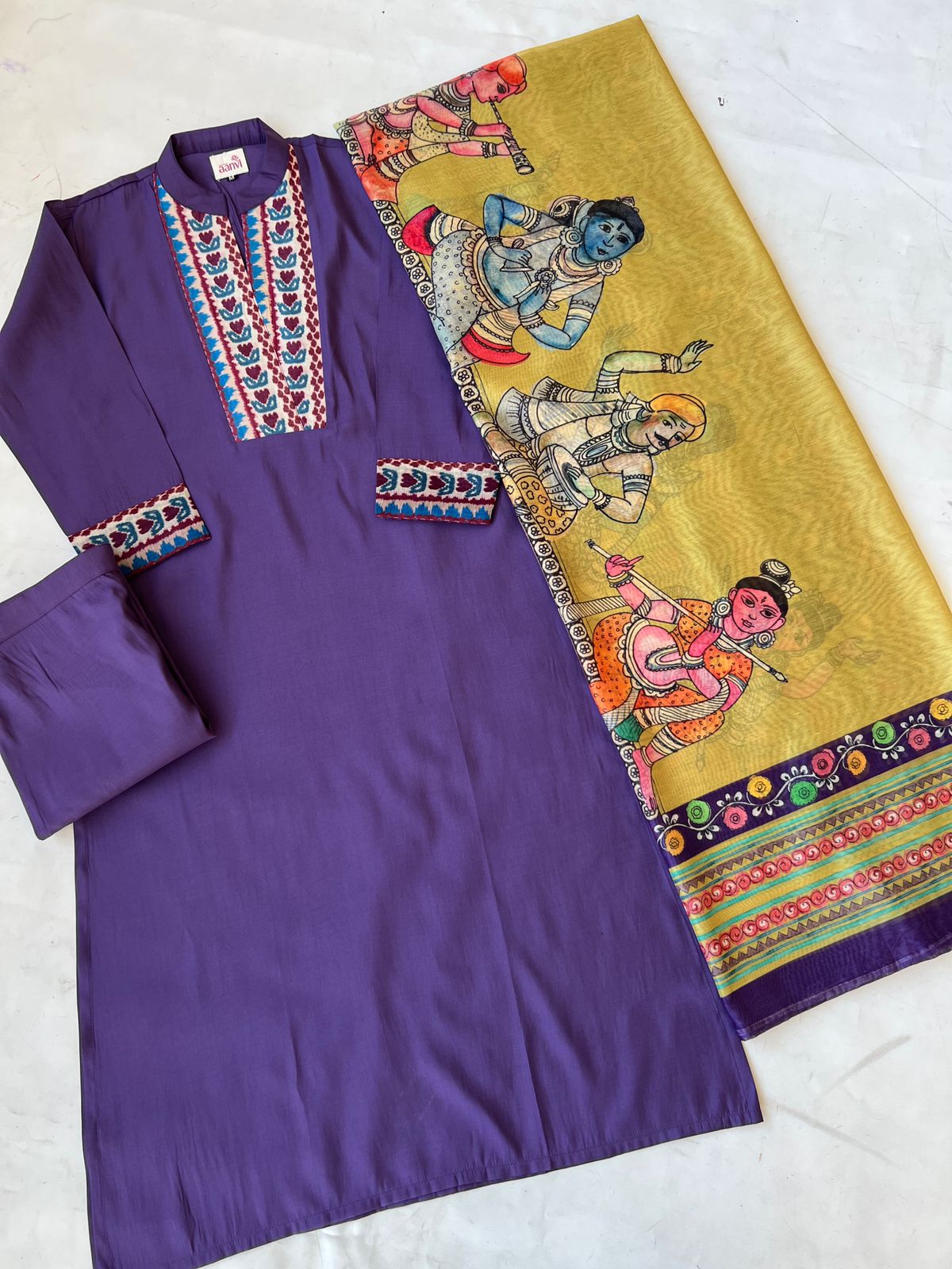 Purple Pankh Suit Set