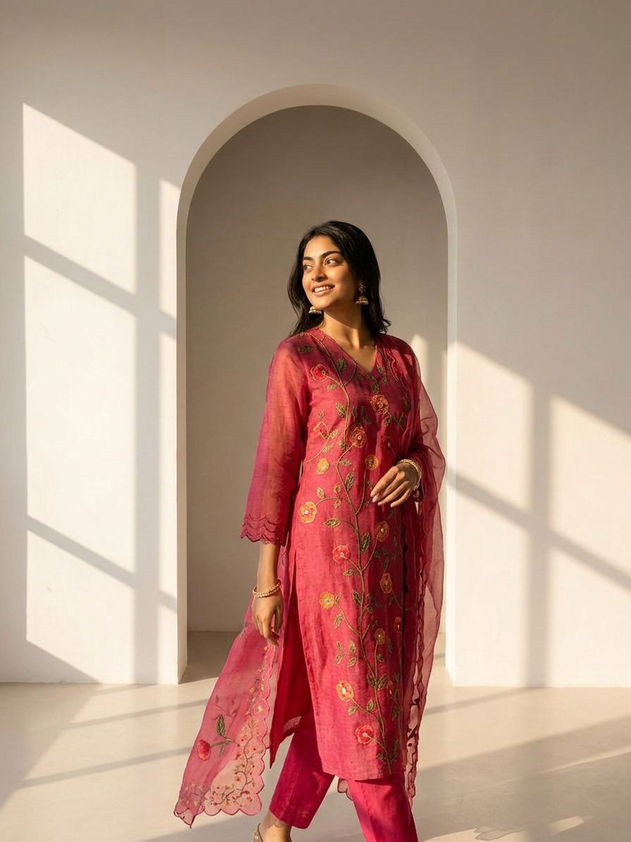 Pink Elegance Suit Set