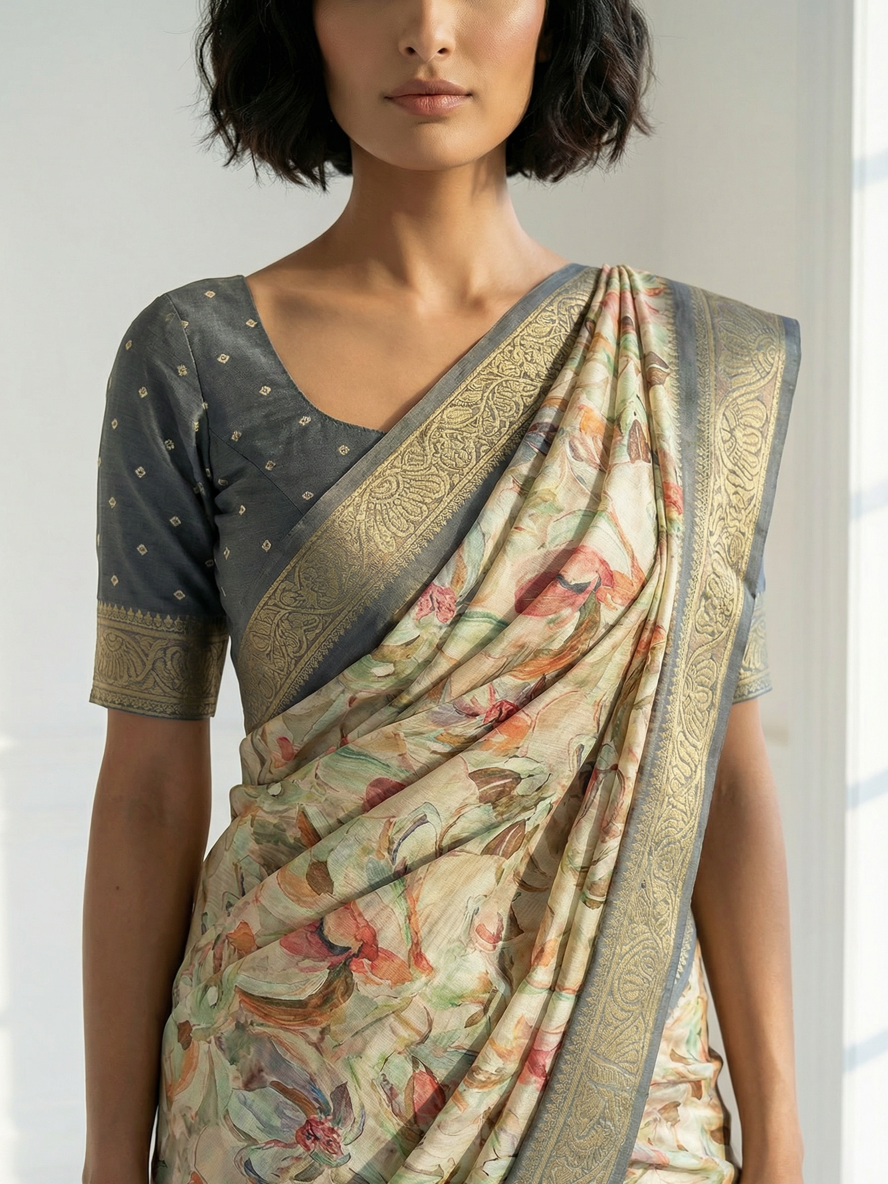 Simran Floral Saree