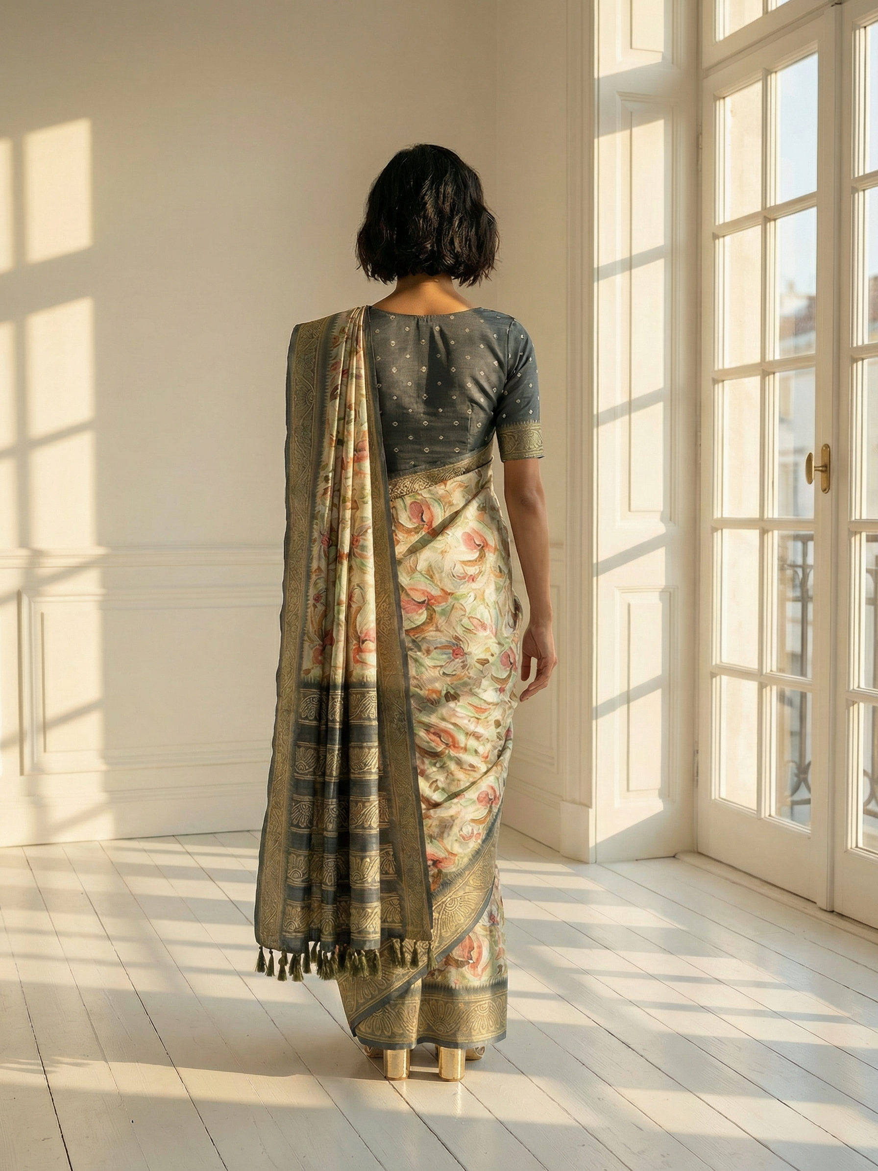 Simran Floral Saree