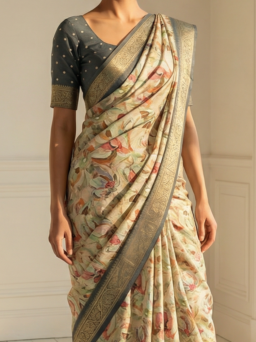 Simran Floral Saree