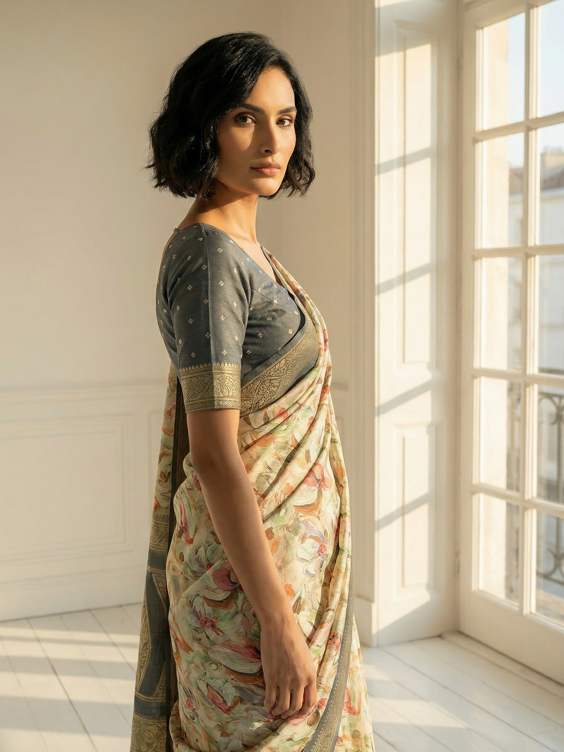 Simran Floral Saree