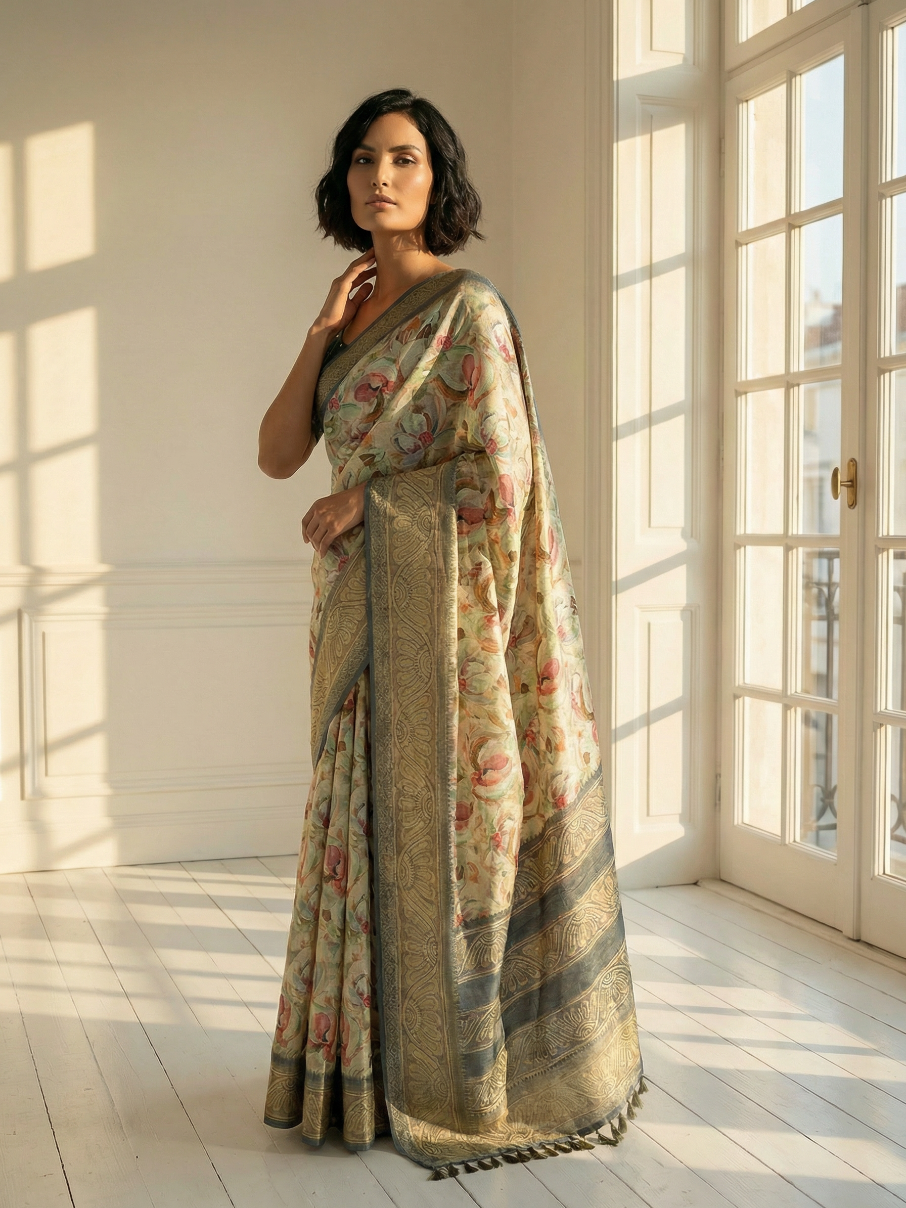 Simran Floral Saree