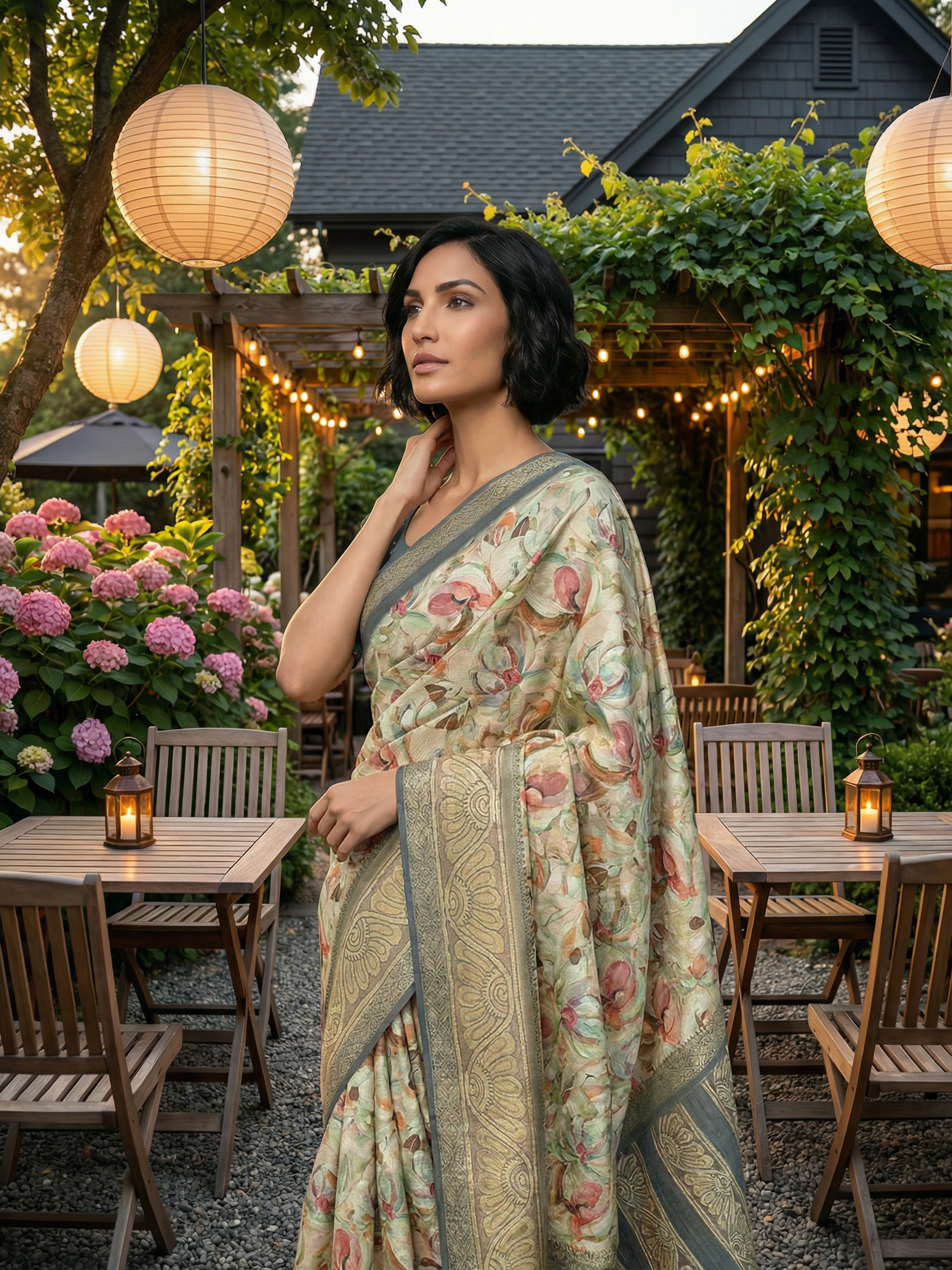 Simran Floral Saree