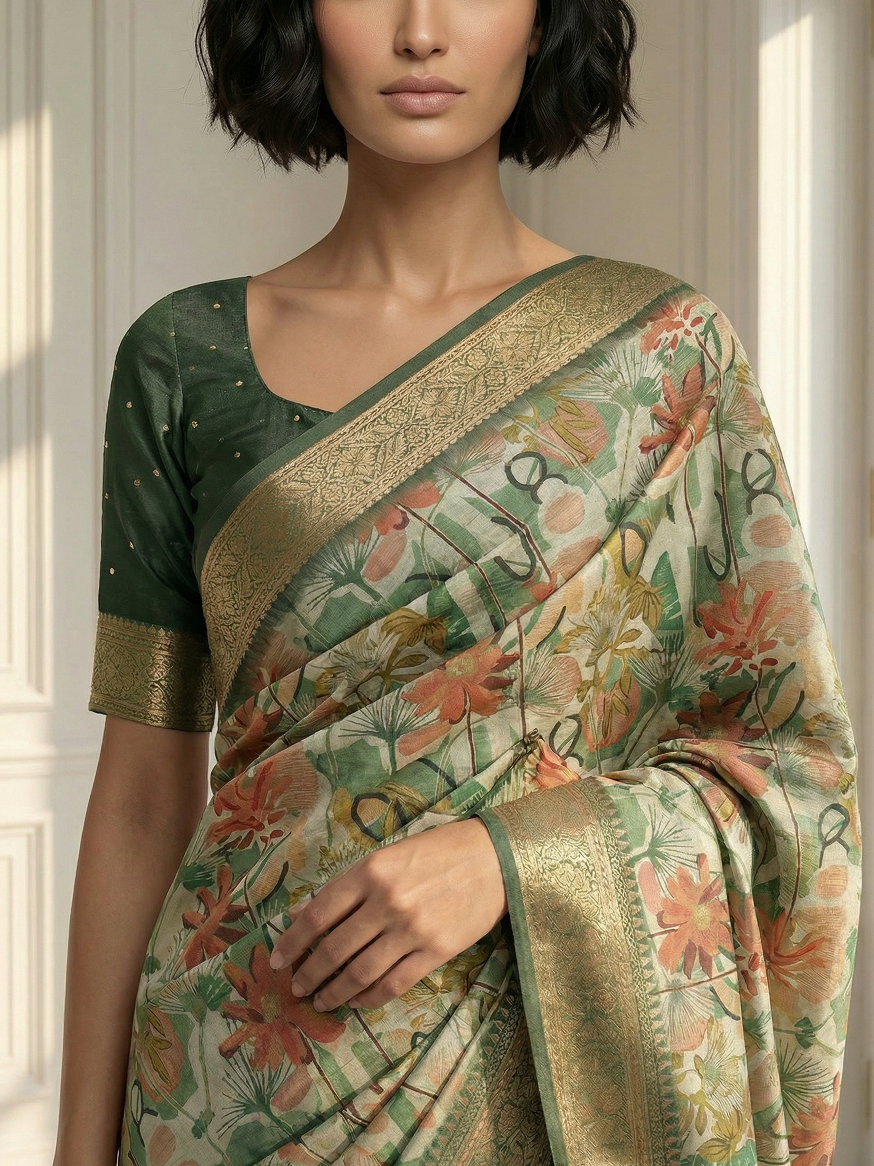 Jayshree Floral Saree